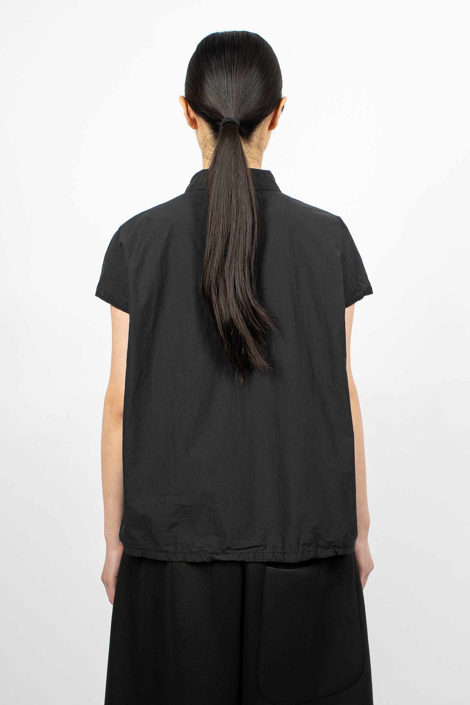 12_143 Short Sleeveless Shirt TC Black