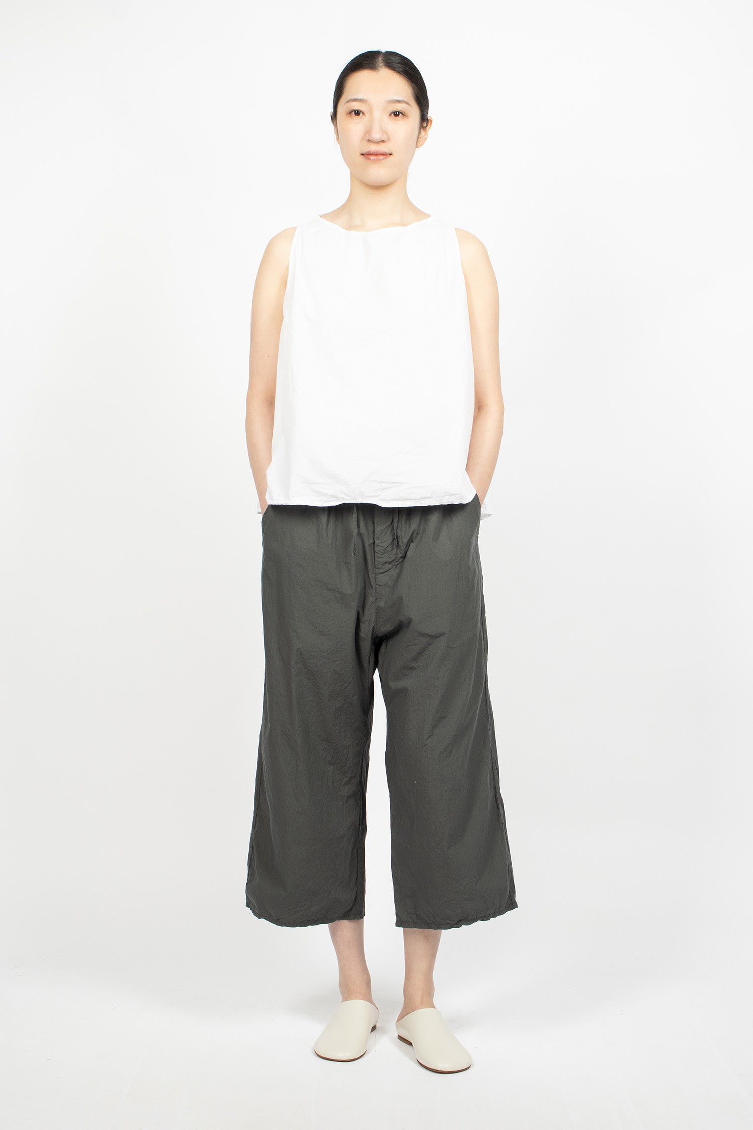 1654 Sleeveless Top TC White