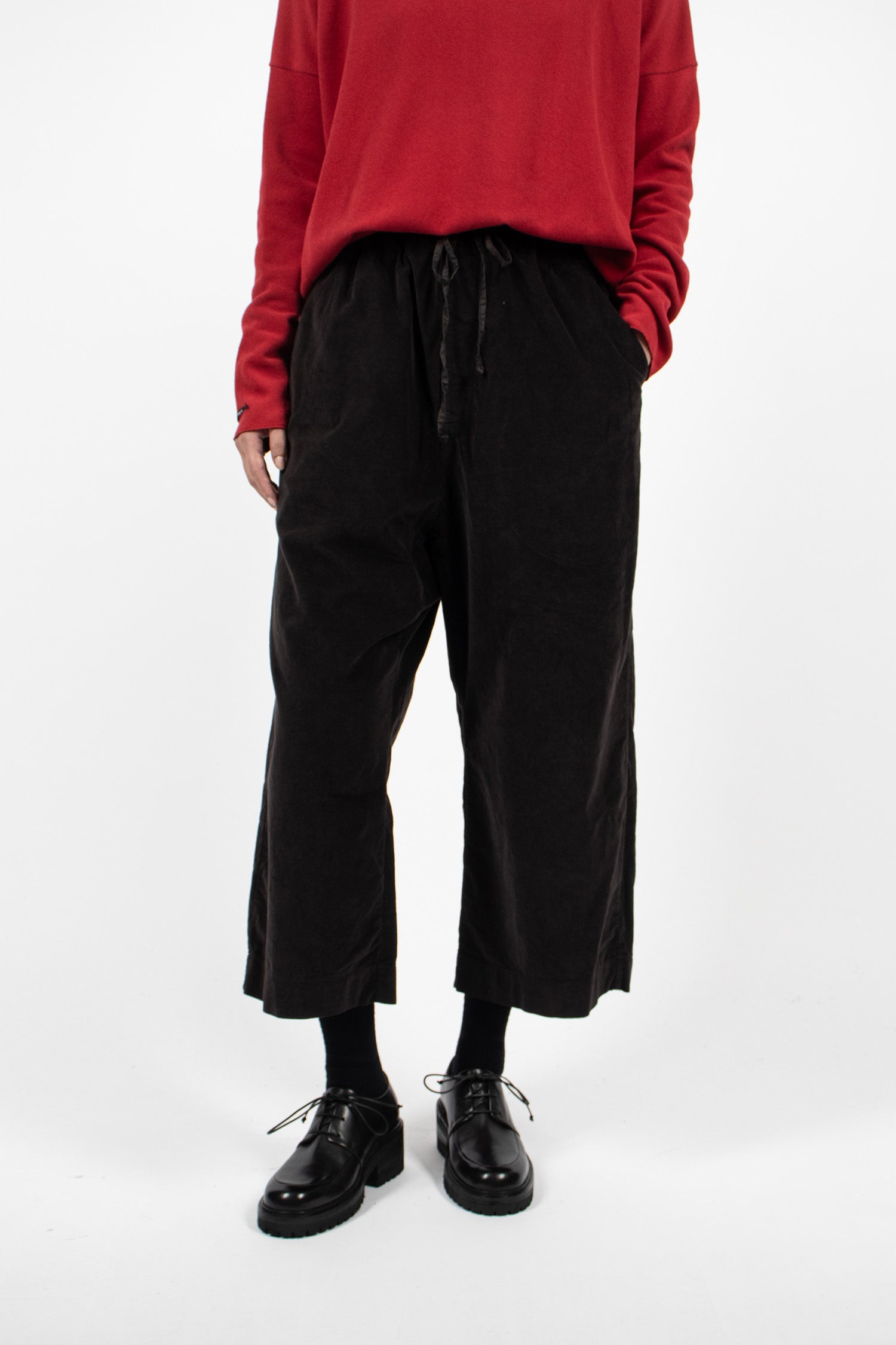 23206 Wide&Short V Trouser Brown