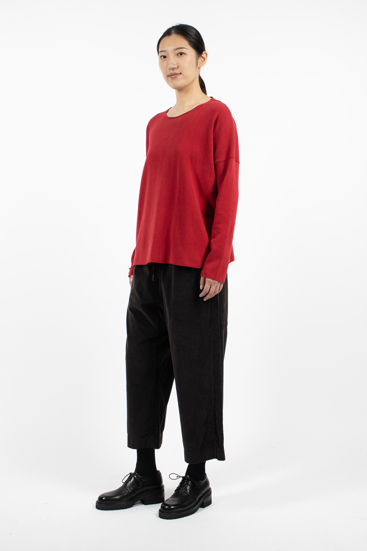 23206 Wide&Short V Trouser Brown