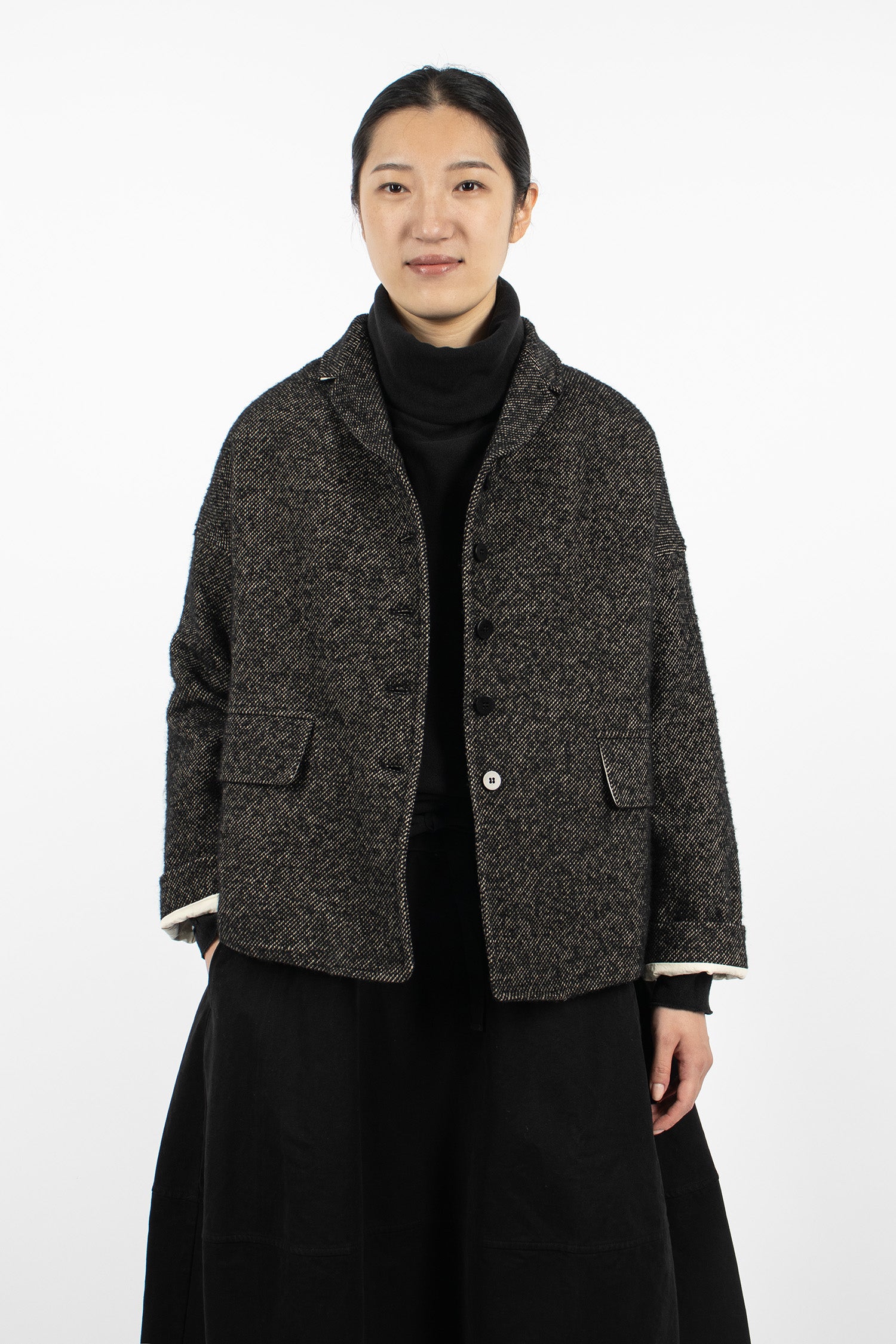 4292 Loose Blazer WN Black