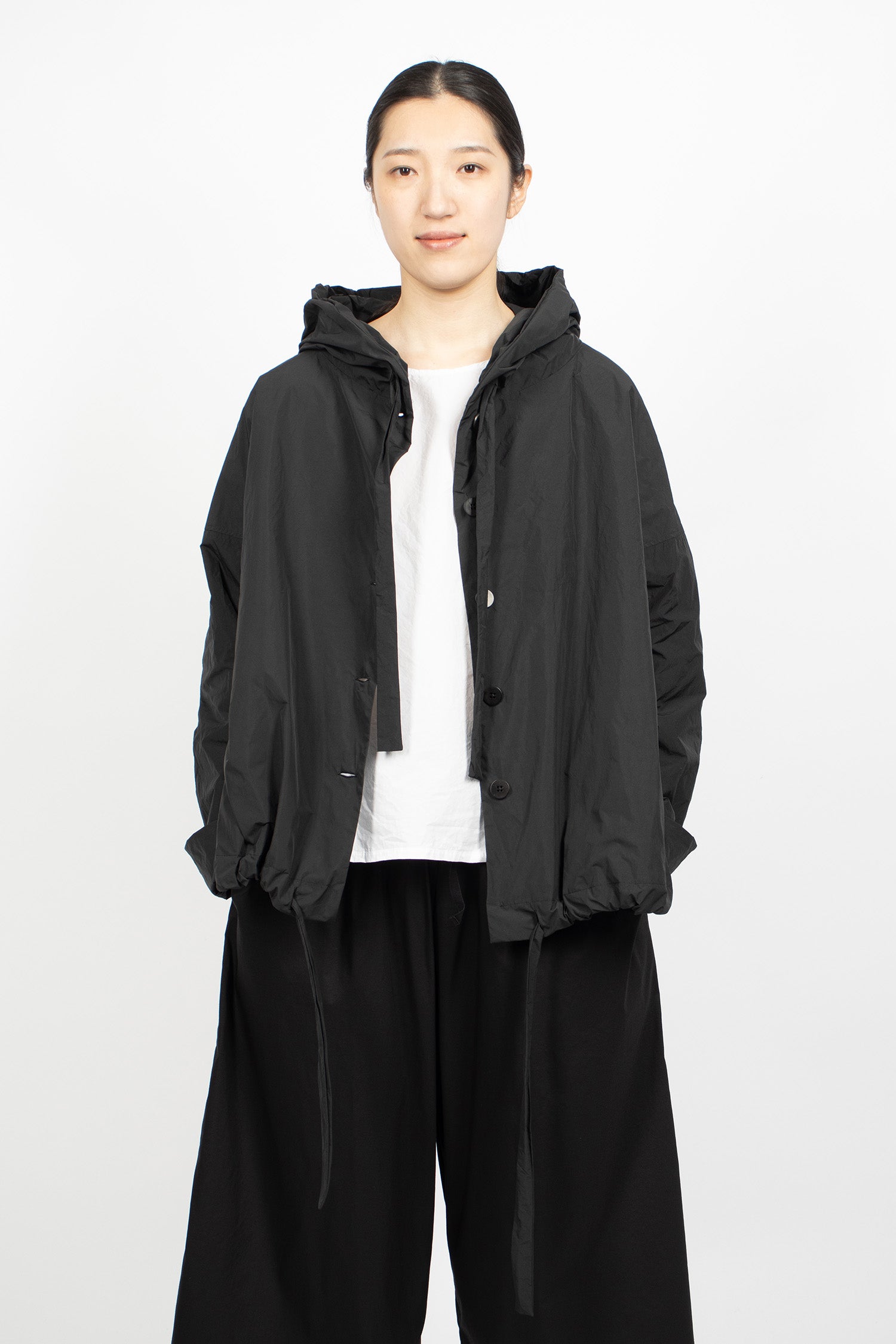 4348 Hooded Jacket N Black