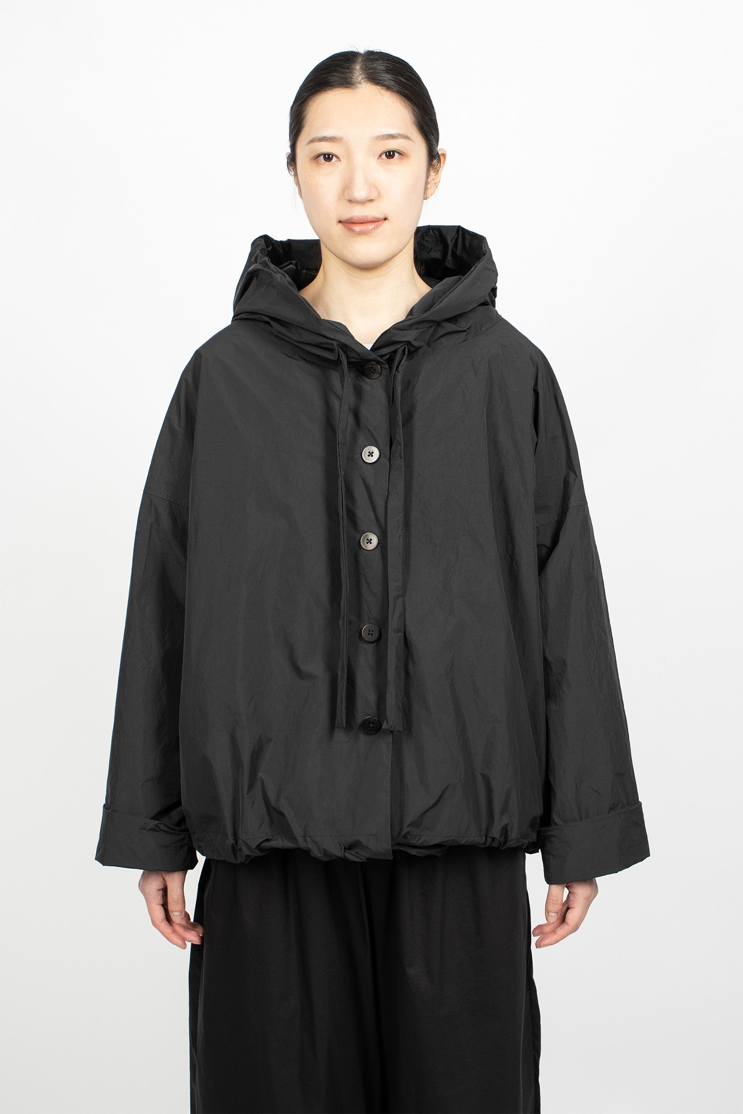 4348 Hooded Jacket N Black