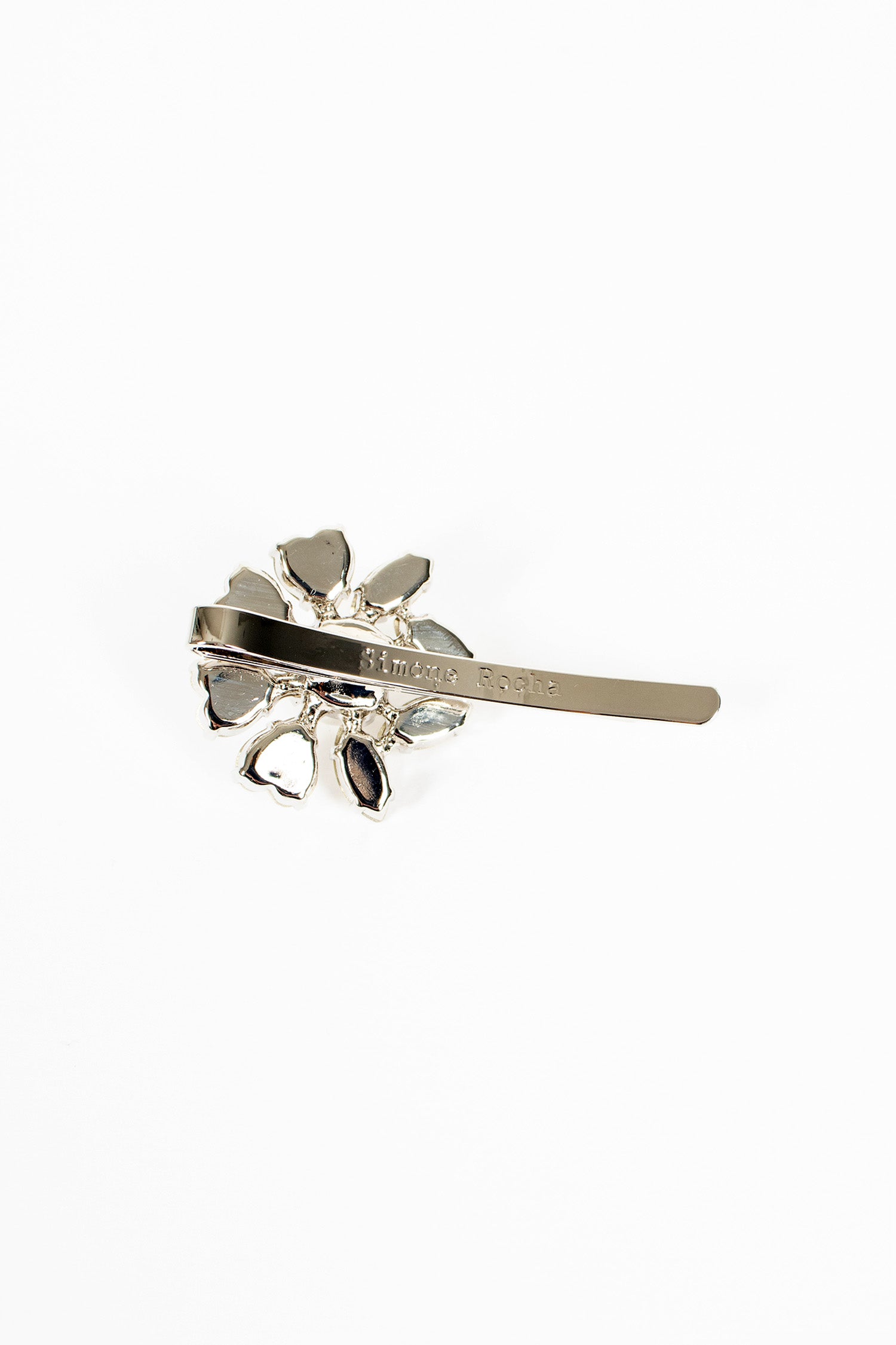 Mini Heartbloom Hair Clip Crystal/Pearl