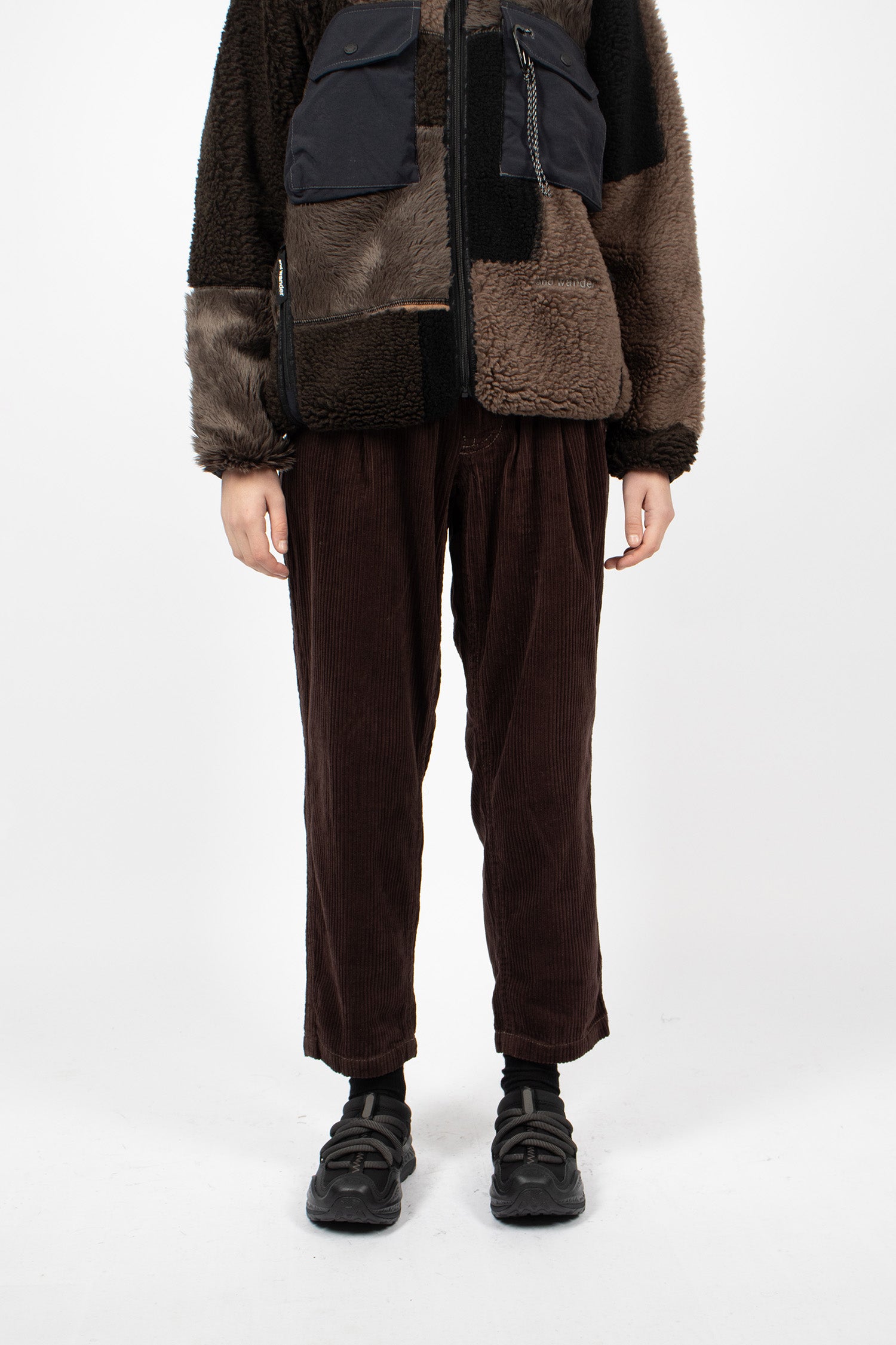 Corduroy Pants Dark Brown