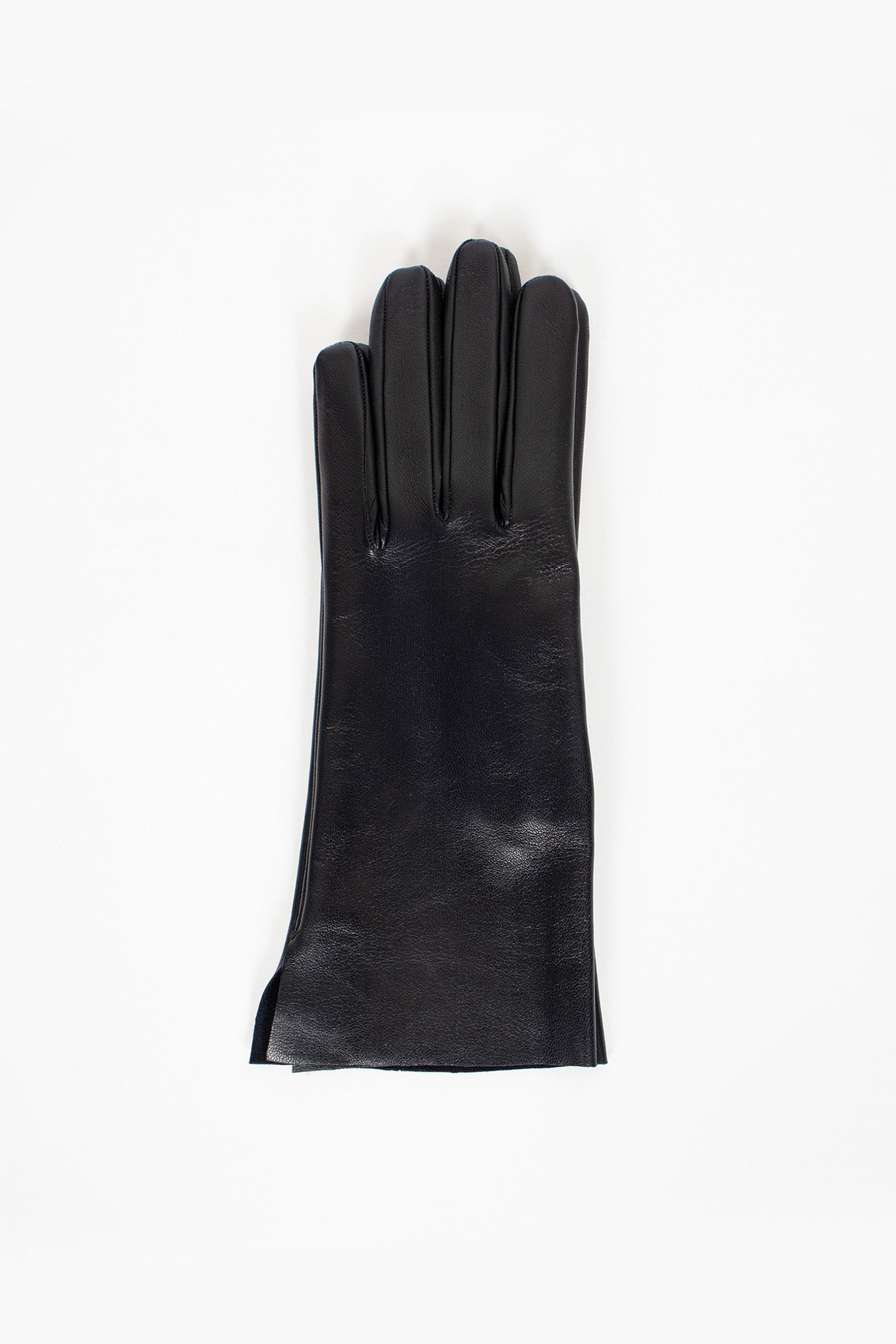 Leather Gloves Navy Blue