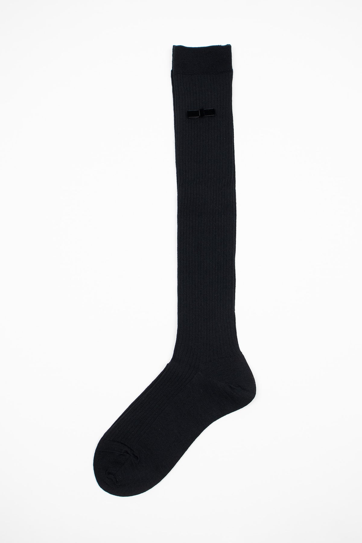 ANP-132HS Ribbon Knee Socks Black