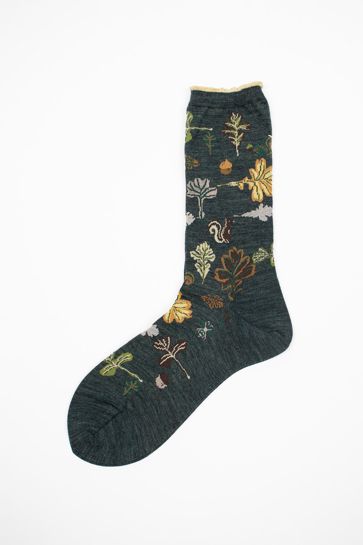 AM-828 Autumn Park Socks Green