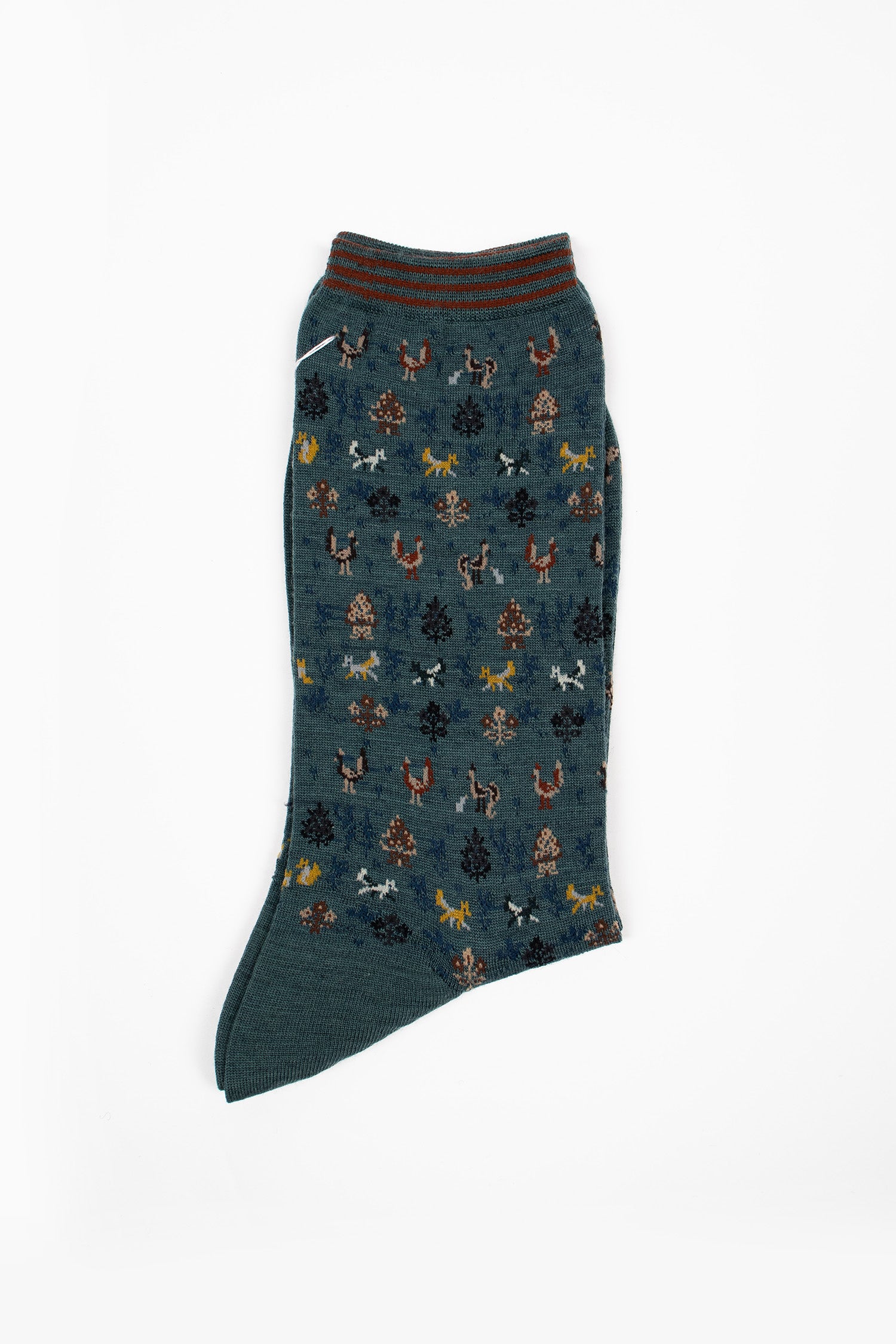 AM-737A Forest Mate Socks Turquoise