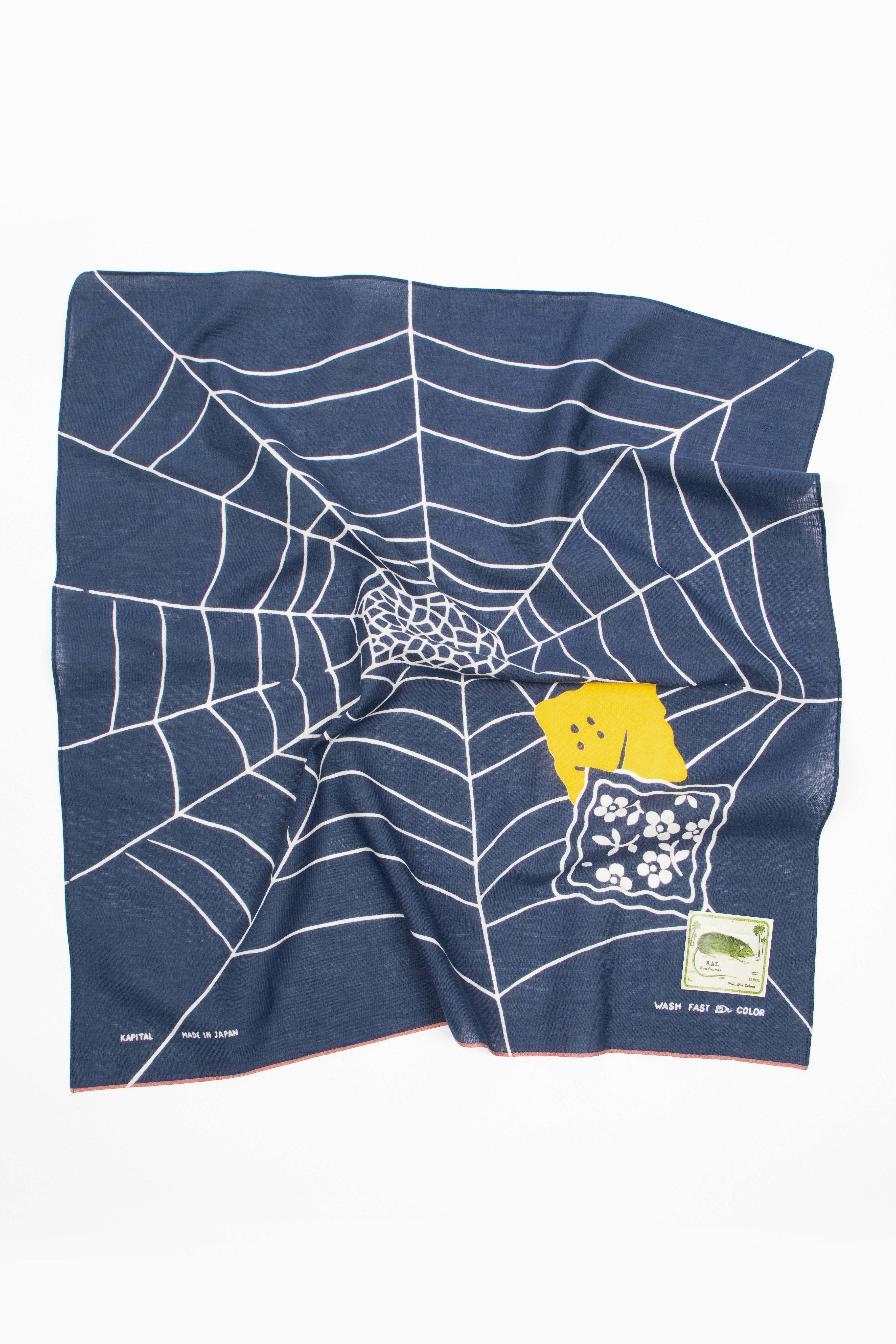 Spider Peckish Rainbowy Bandana Navy