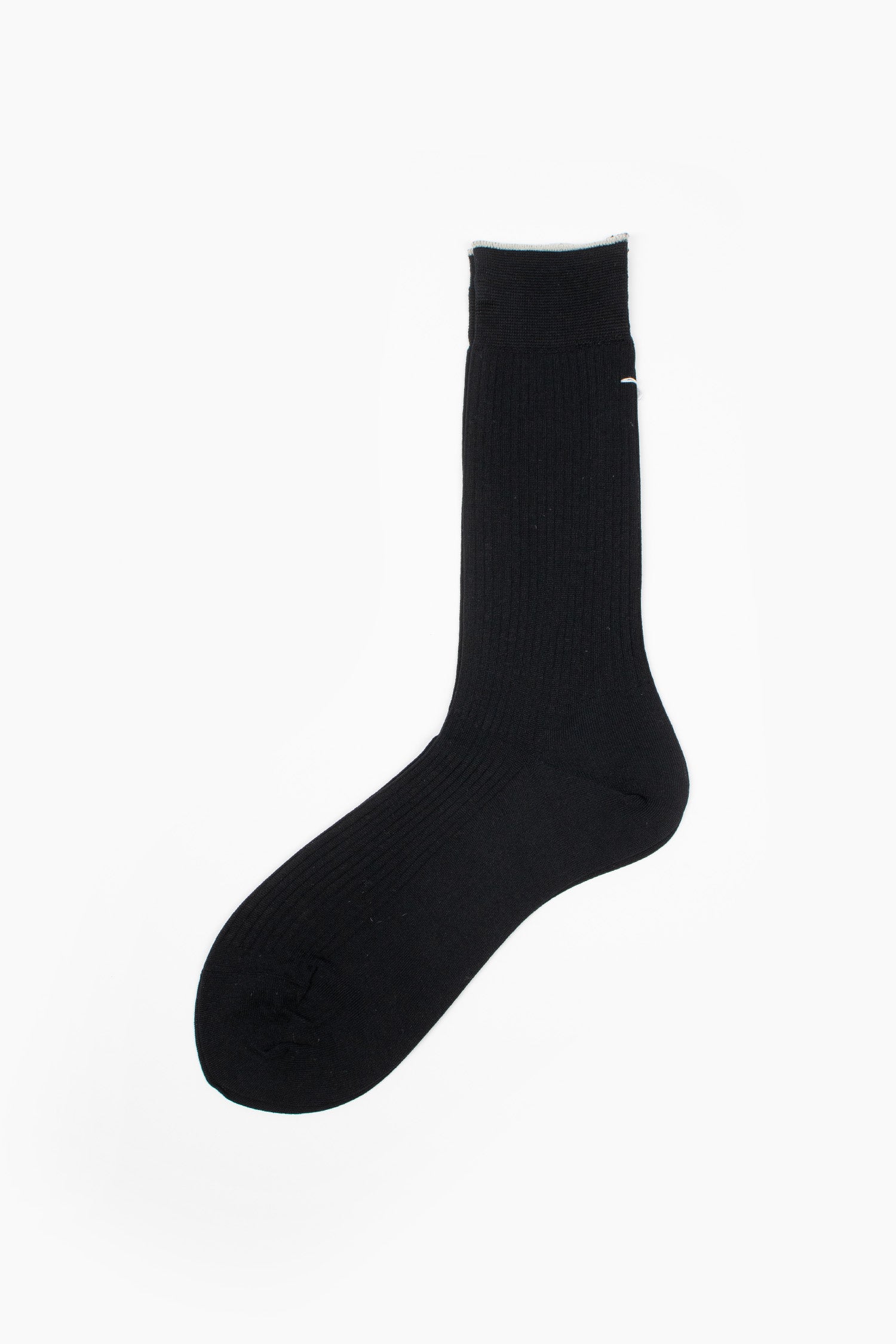 ANP-127 Ribbed Sock Black