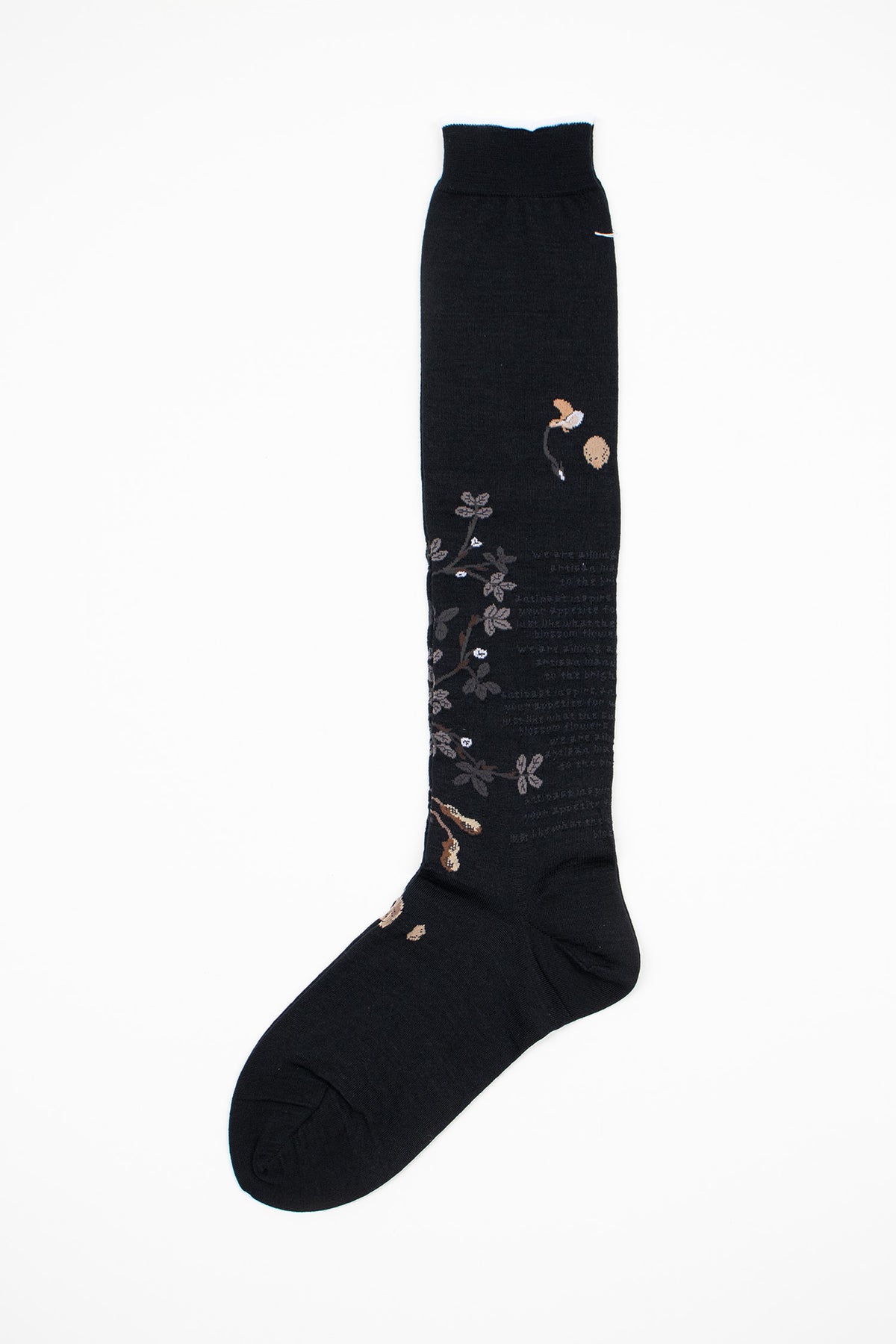 AM-826HS Peanut Tree Socks Black
