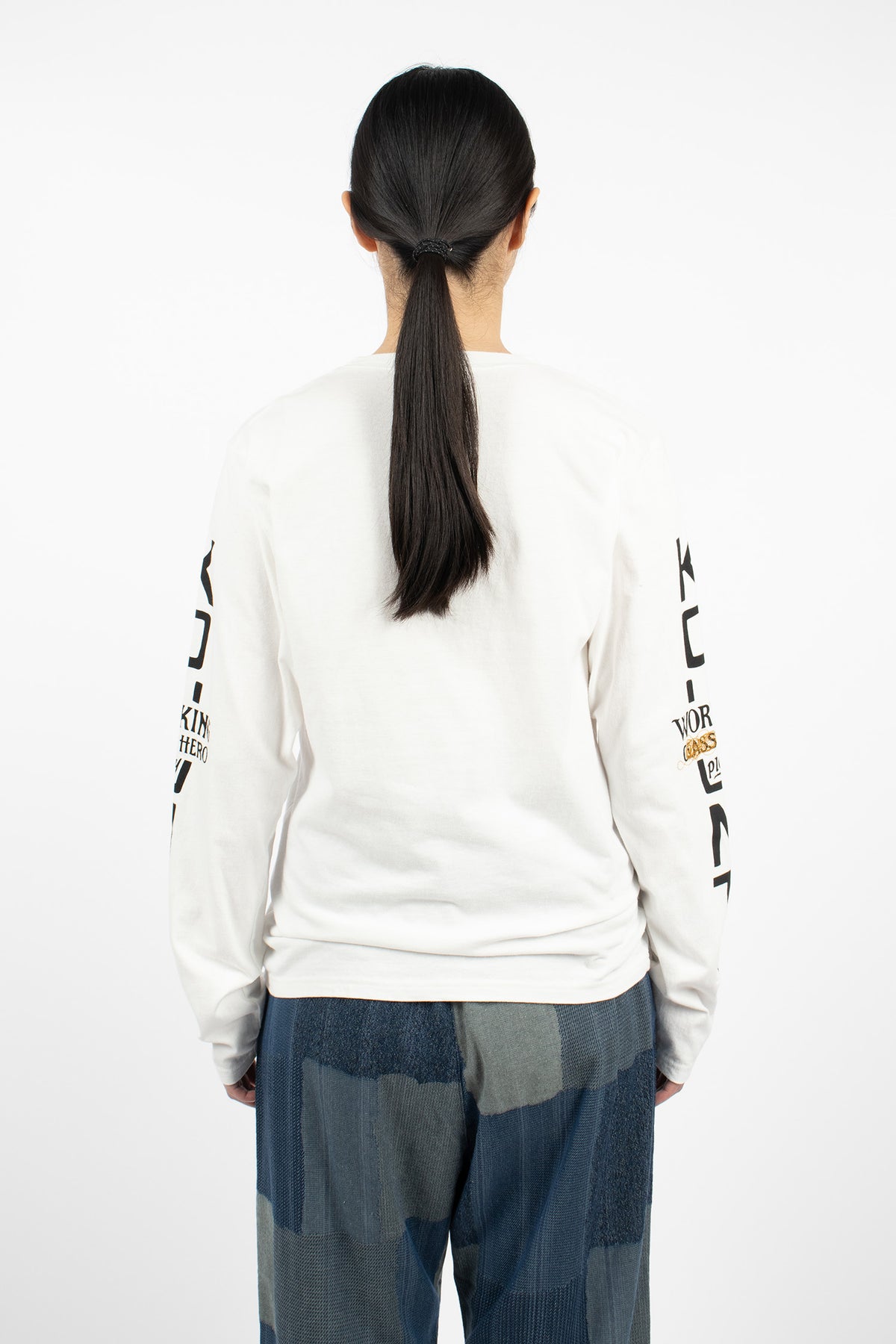 Jersey Peckish Kap L/S T-Shirt White/Yellow