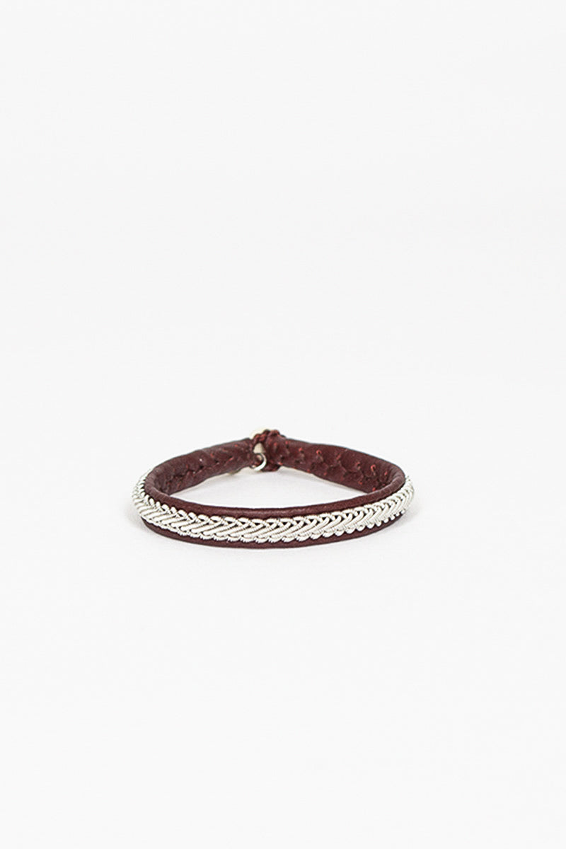 Unisex Ox Brown Hide A Bracelet 2