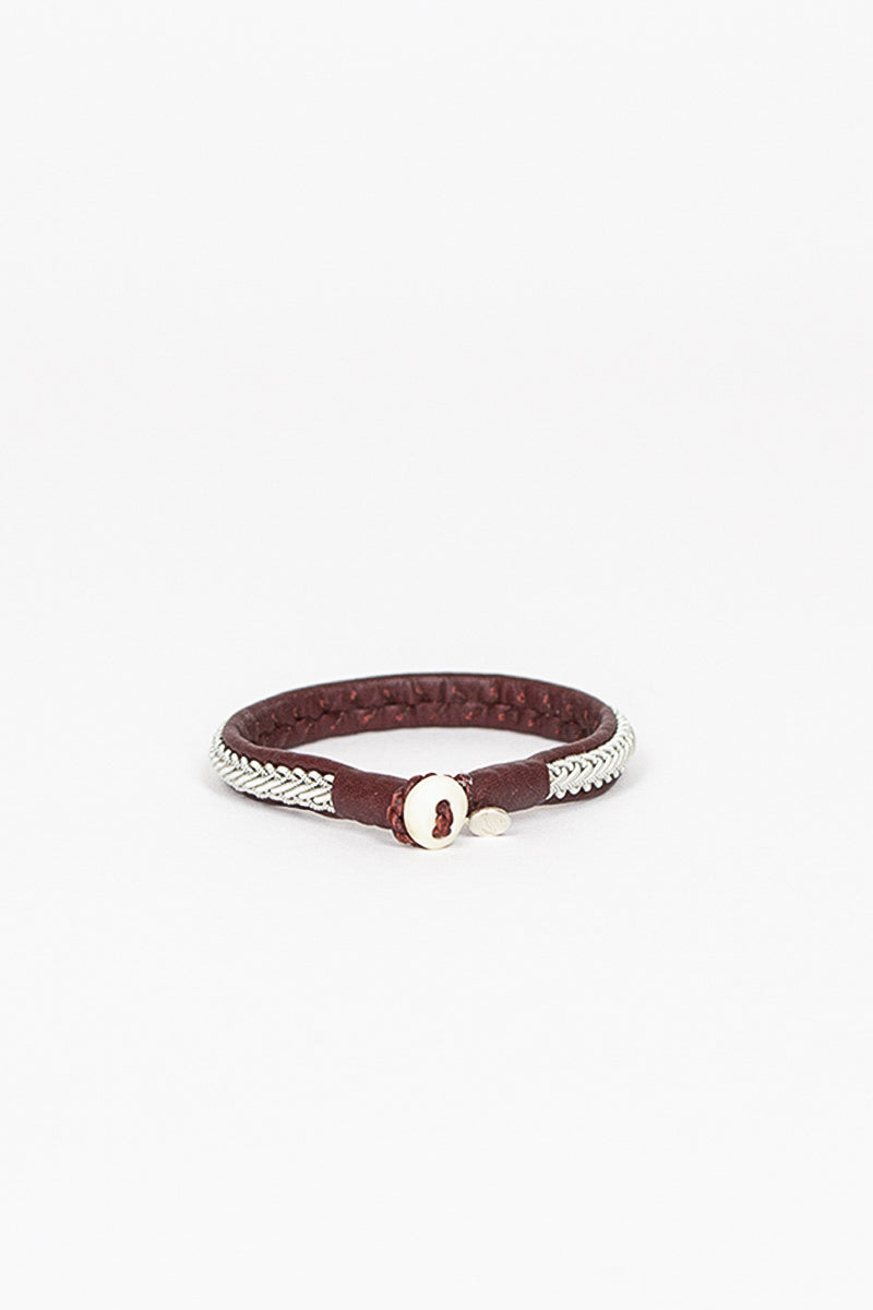 Unisex Ox Brown Hide A Bracelet 2