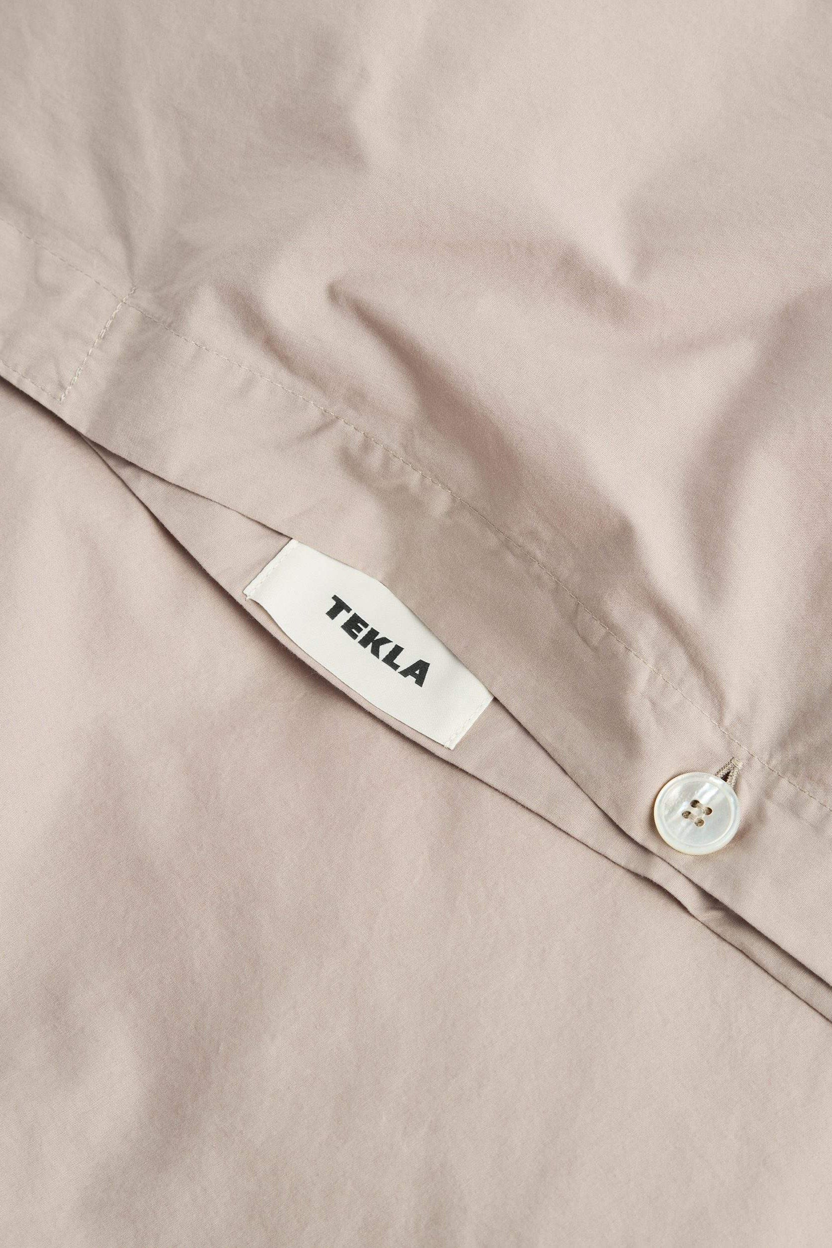 Percale King Duvet Cover Clay