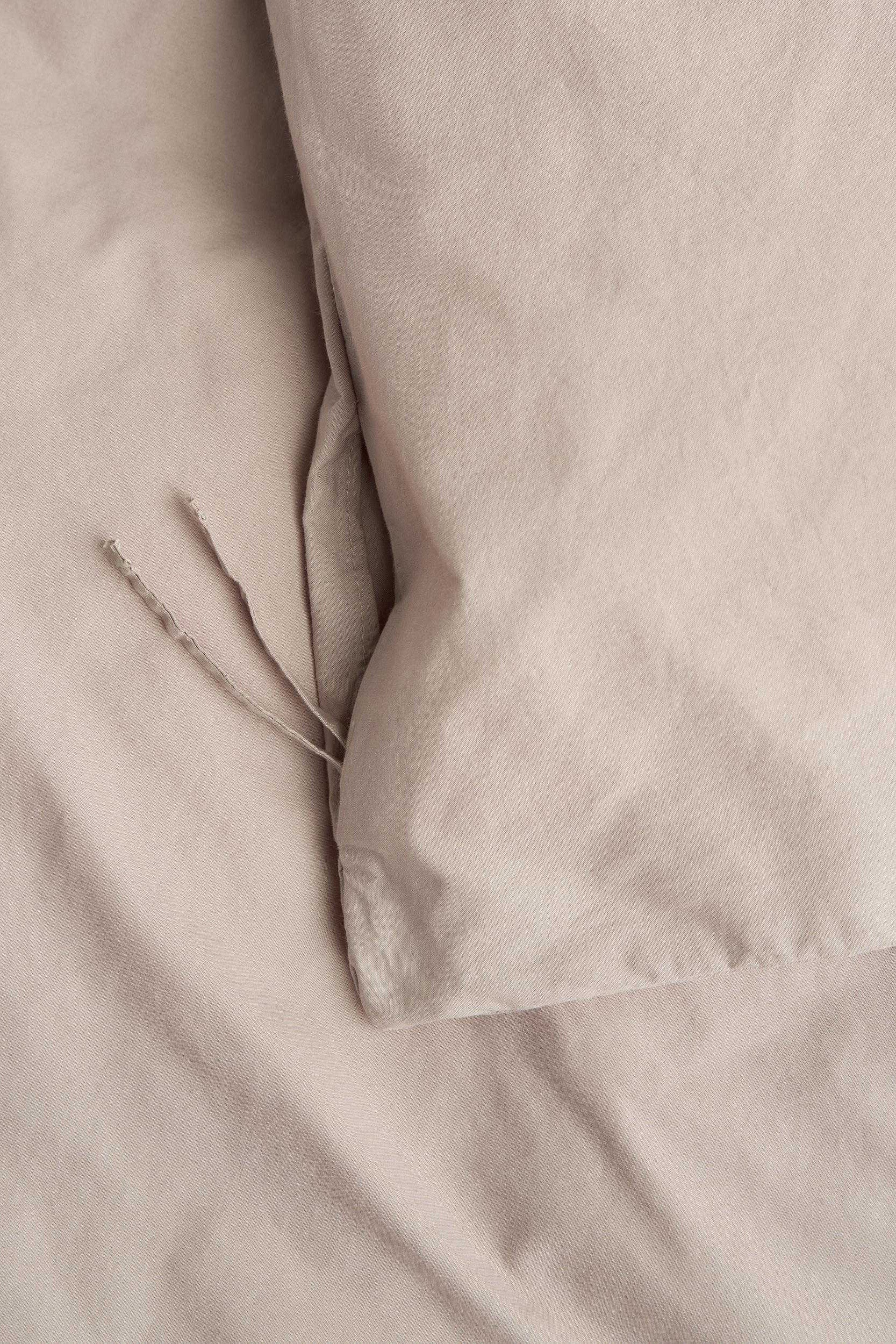 Percale King Duvet Cover Clay