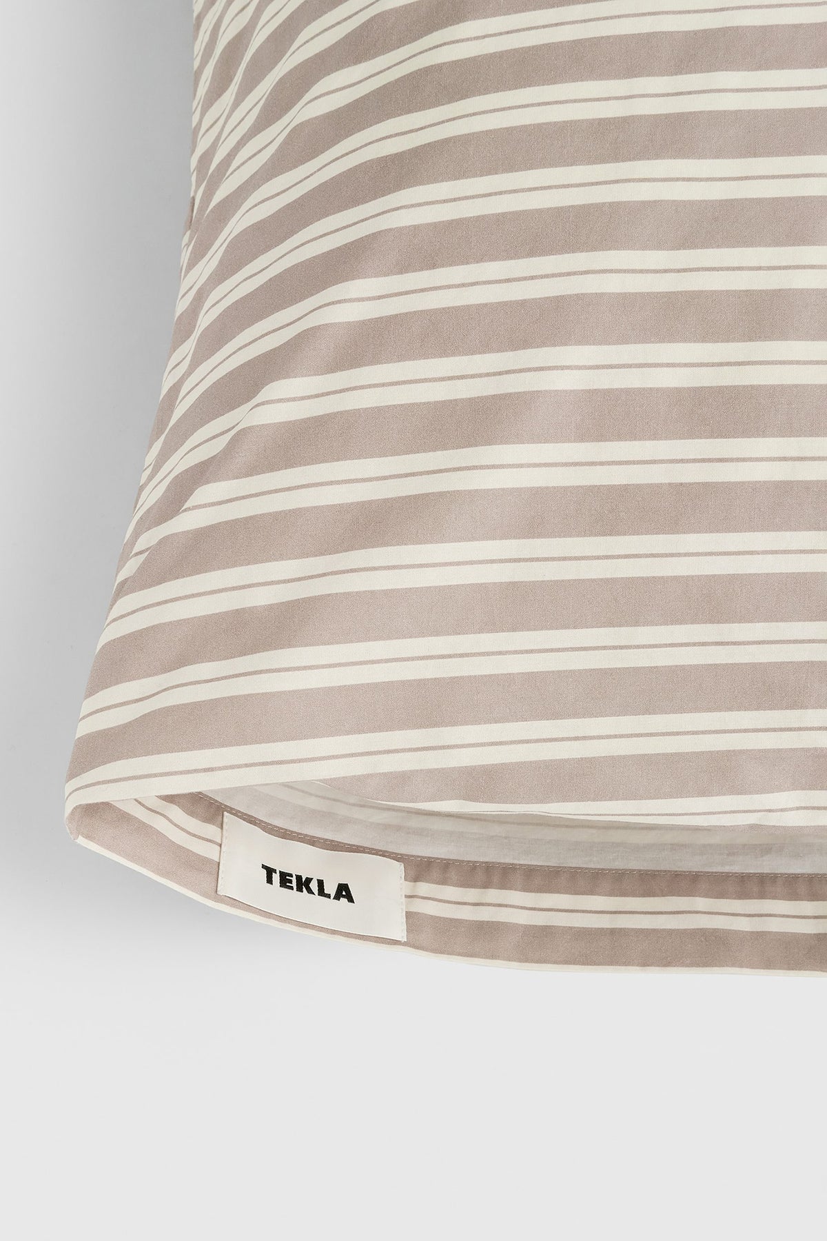 Percale Pillowcase Clay Stripes