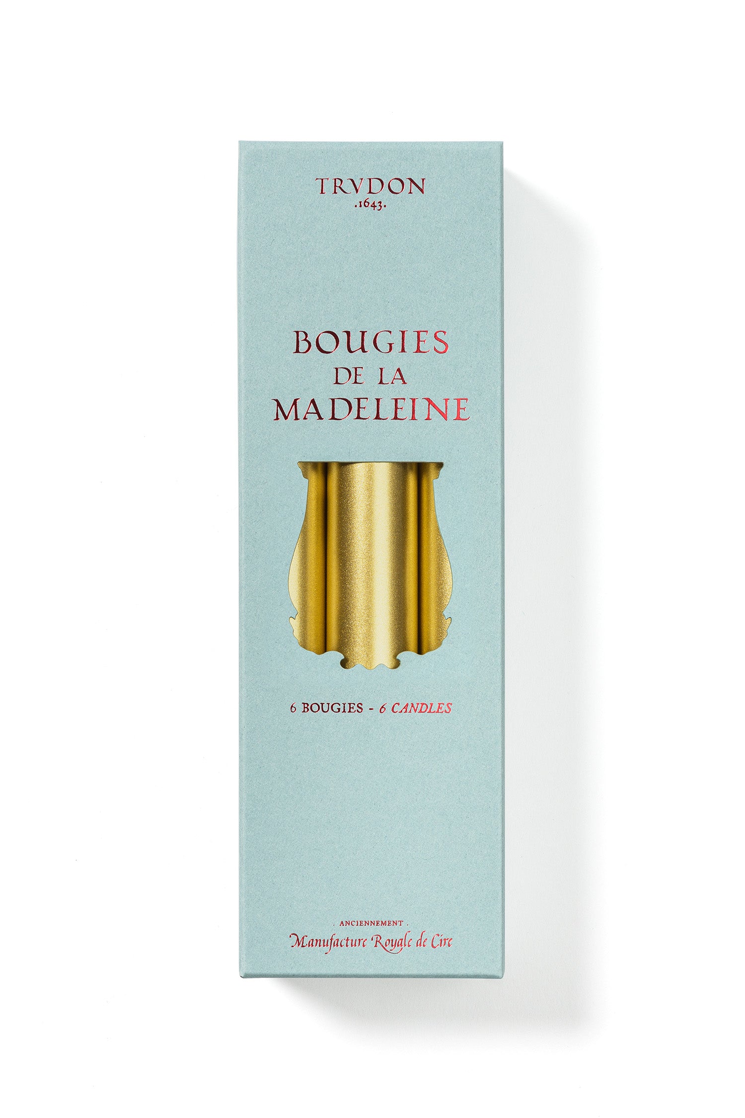 Madeleine Candles Gold