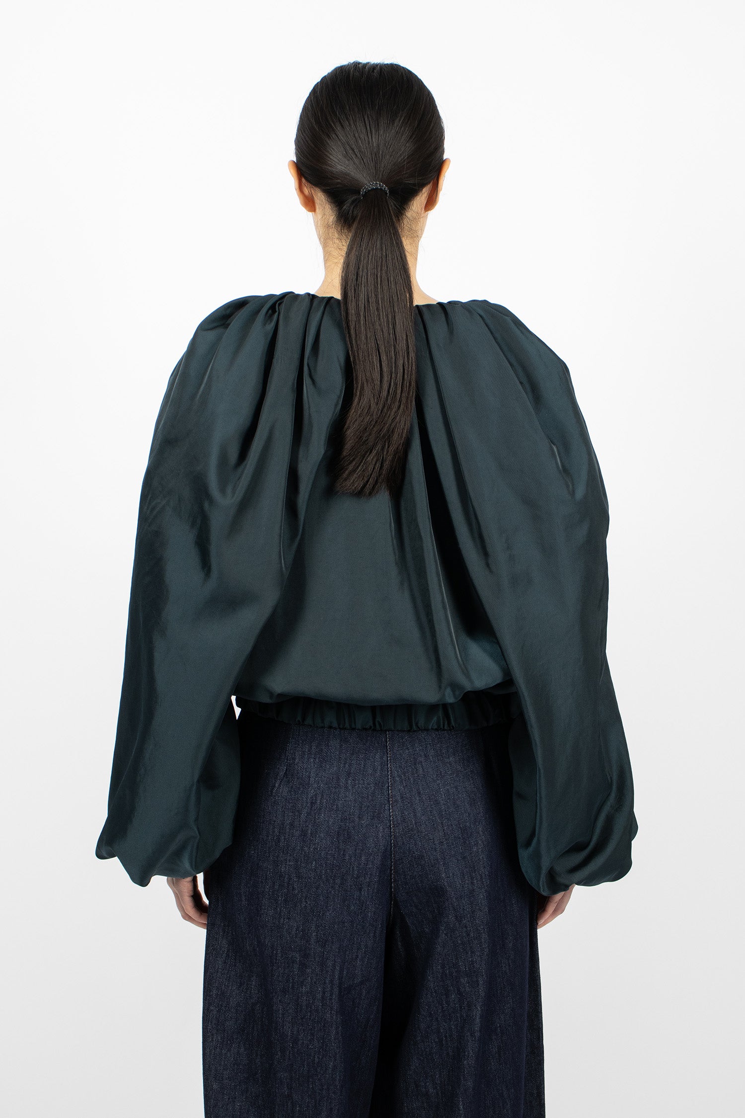 Constructed Jacket Petrol