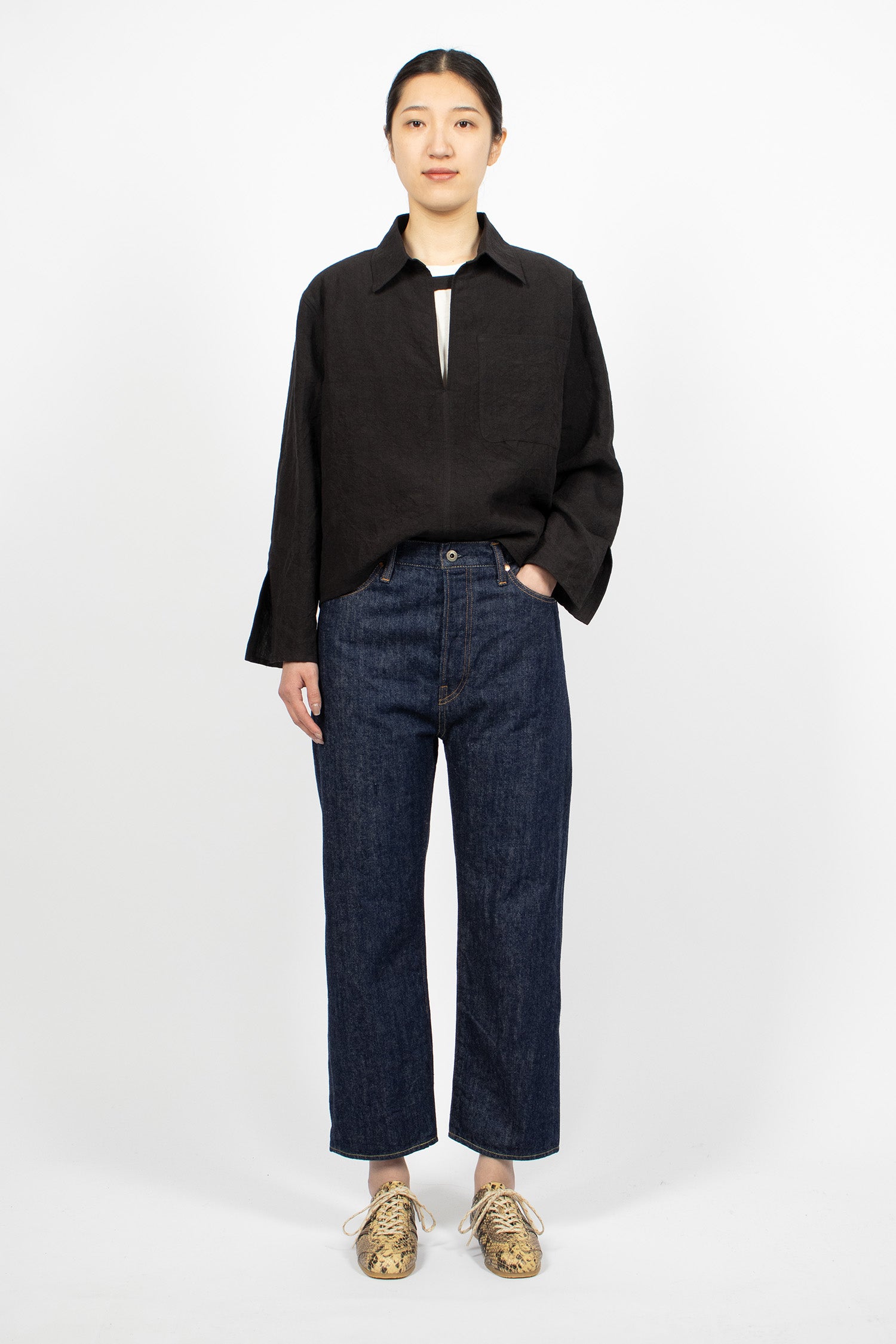 WP01B Selvedge Tapered Jean Rinse