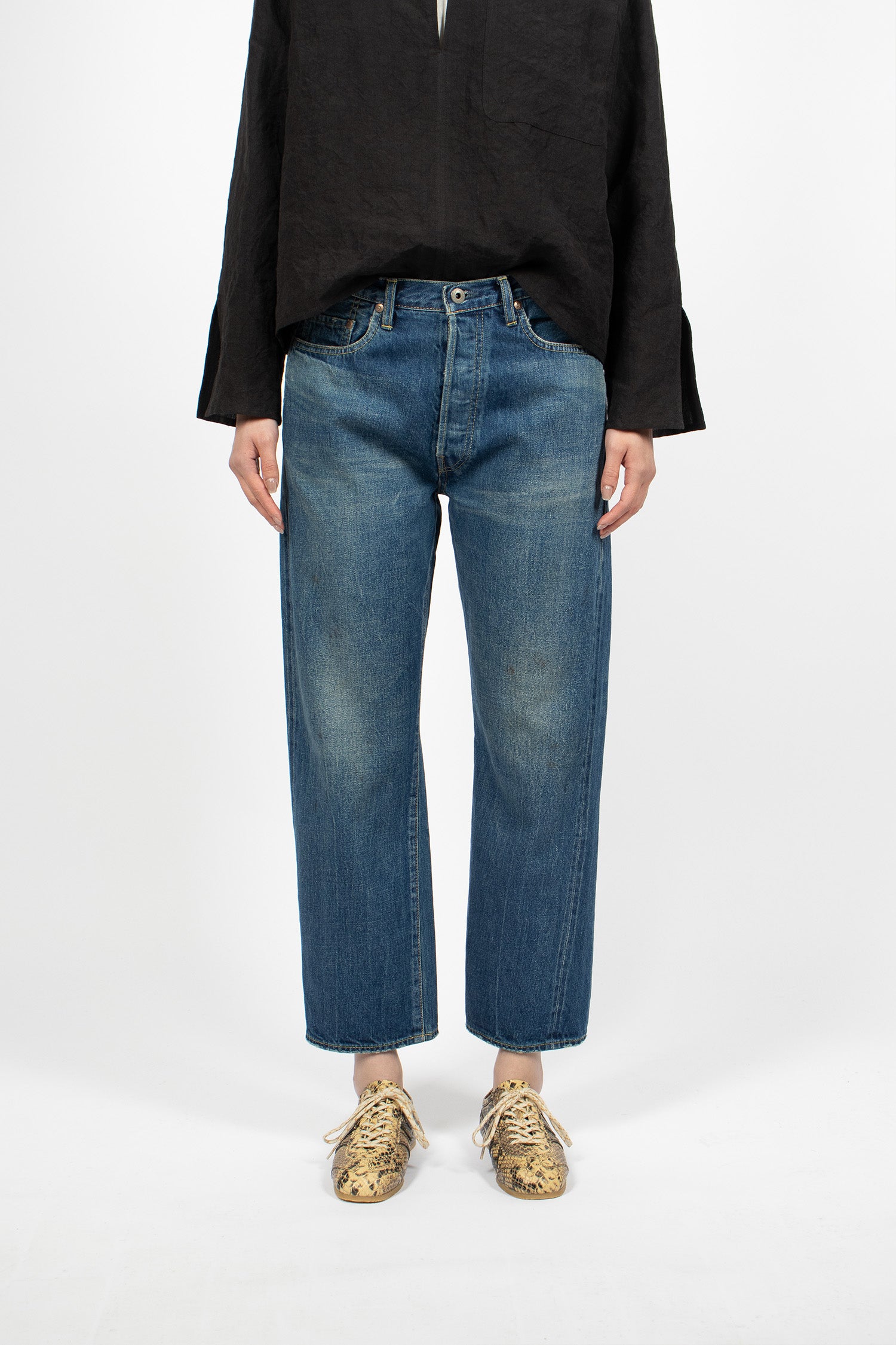 WP08 Selvedge Straight Cut Jean Used Medium