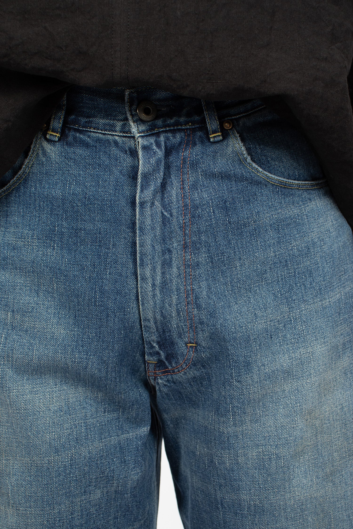 WP12 Selvedge Ranch Jean Medium Wash