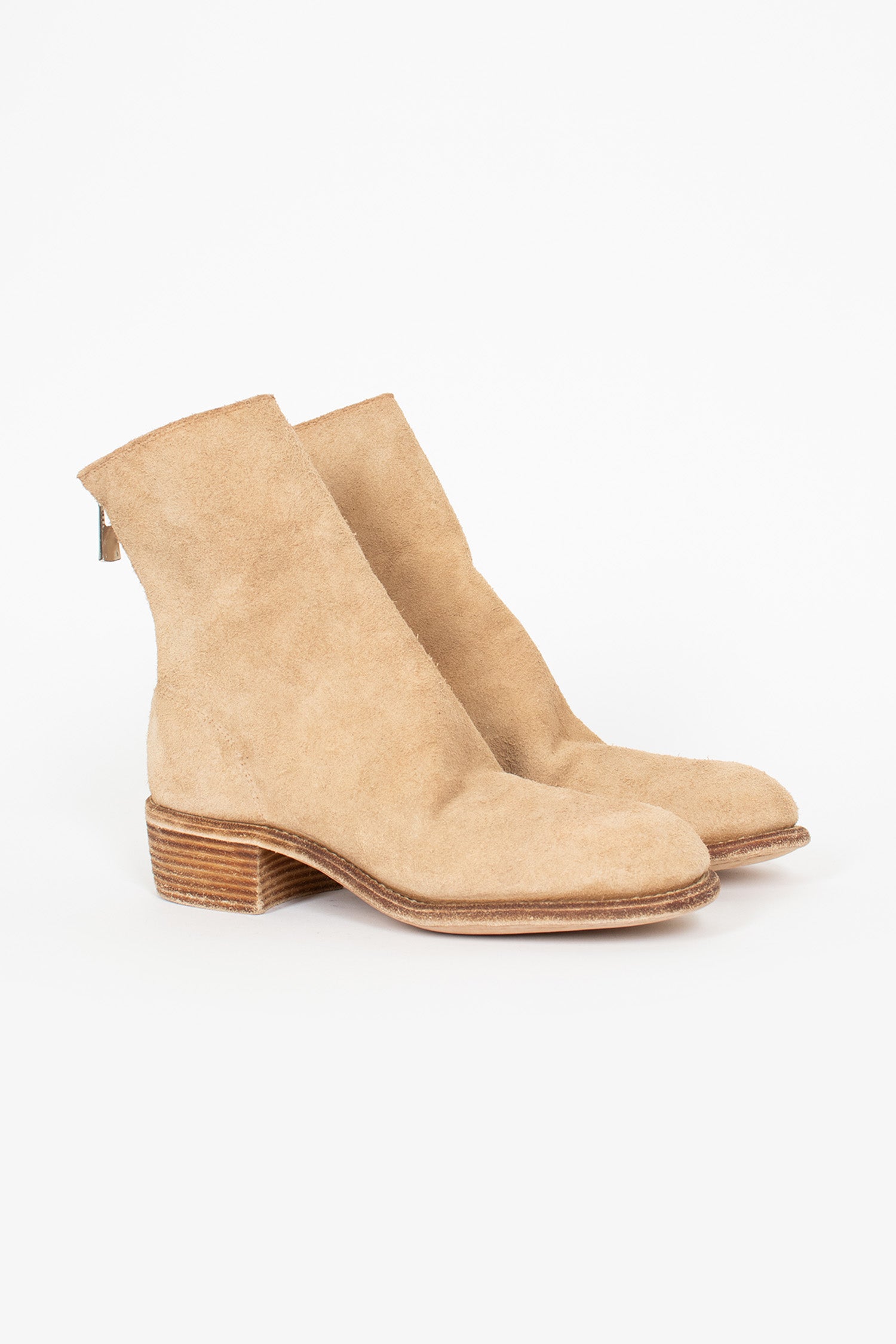 796 Back Zip Boots CO171T Tan