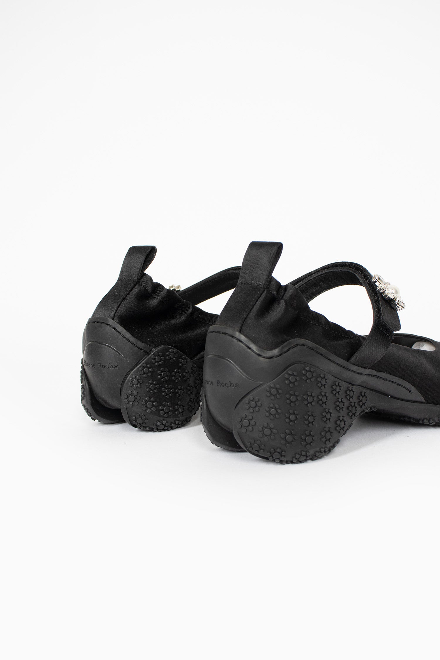 Embellished Ballet Runner Black/Pearl/Clear