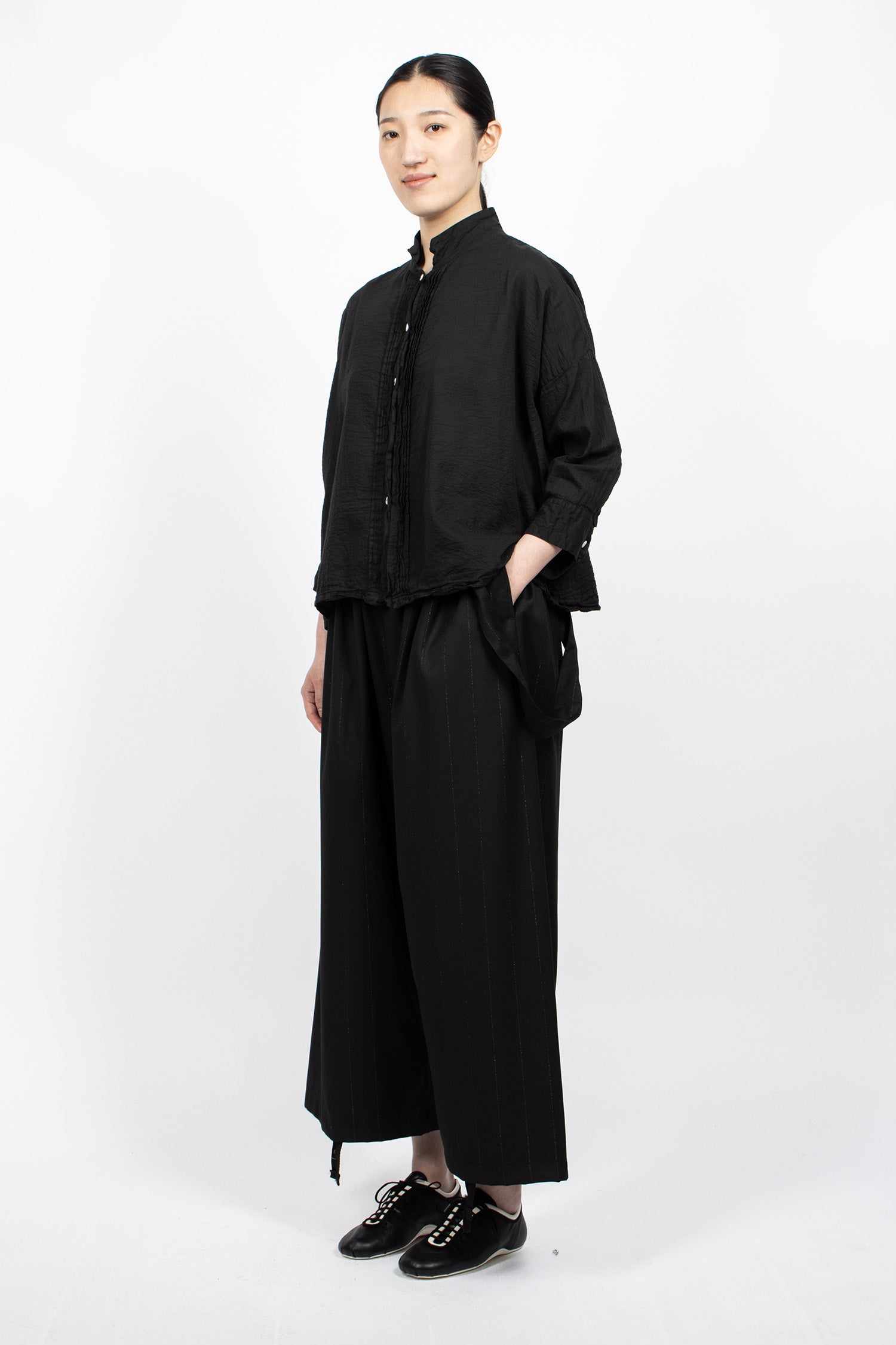Balloon Pants Black/Lurex Stripe