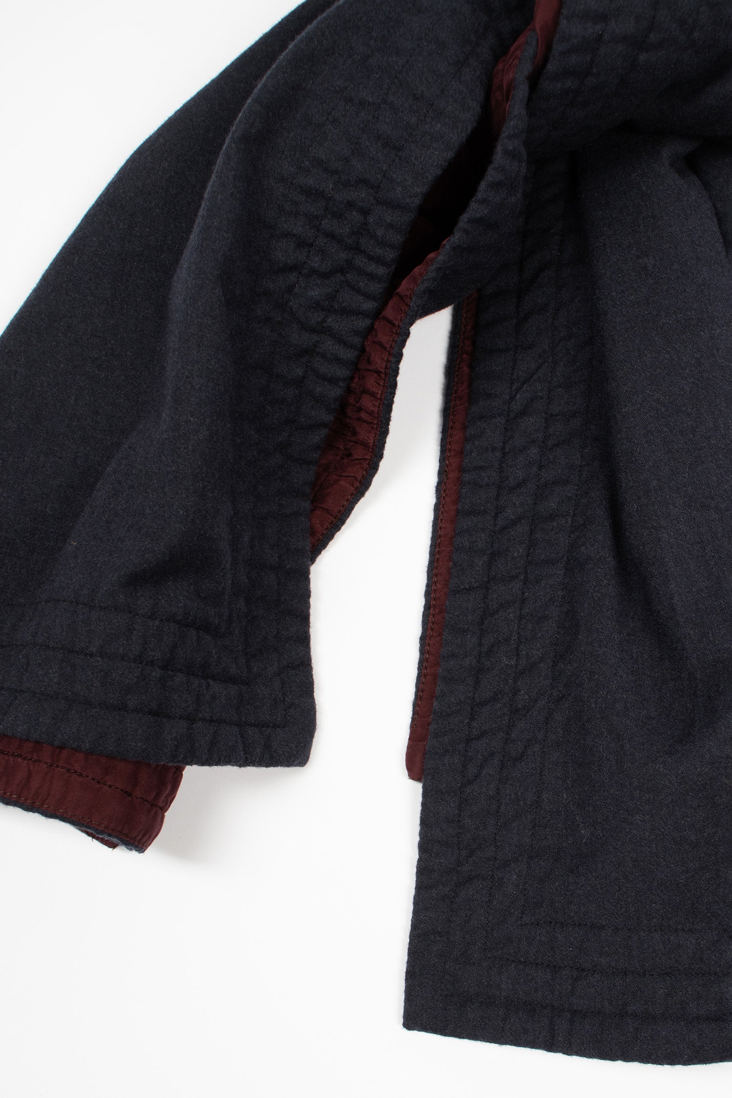 Bella Double Faced Scarf Navy/Prune