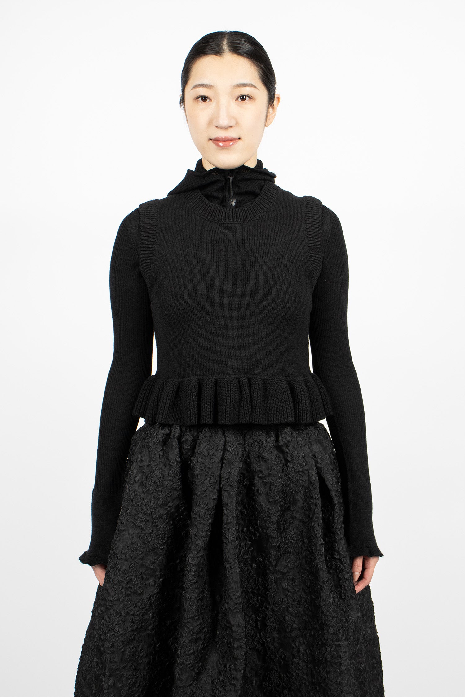 Billie Knitted Vest Black