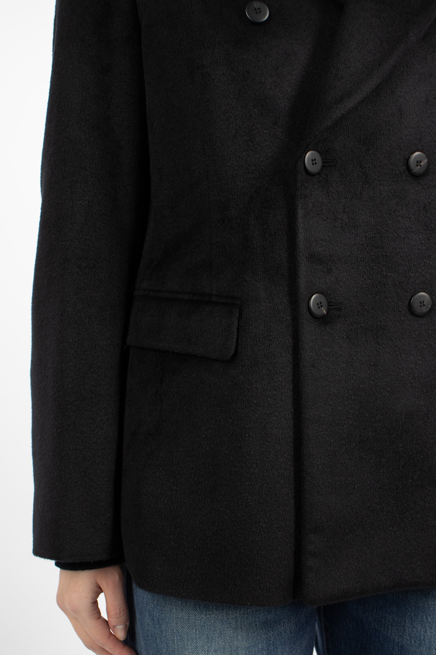 Sabrina DB Jacket Black