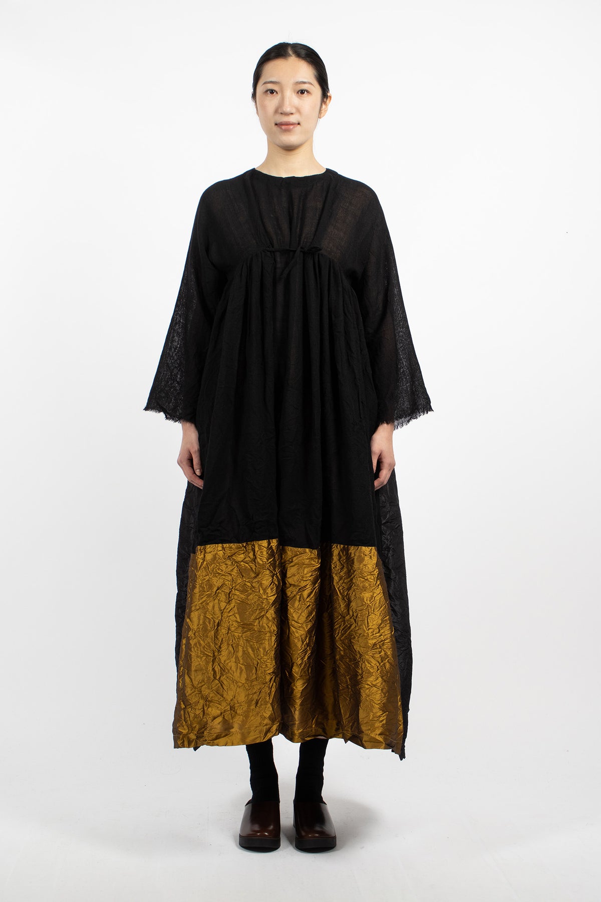 Newpride Patchwork Dress Black/Gold