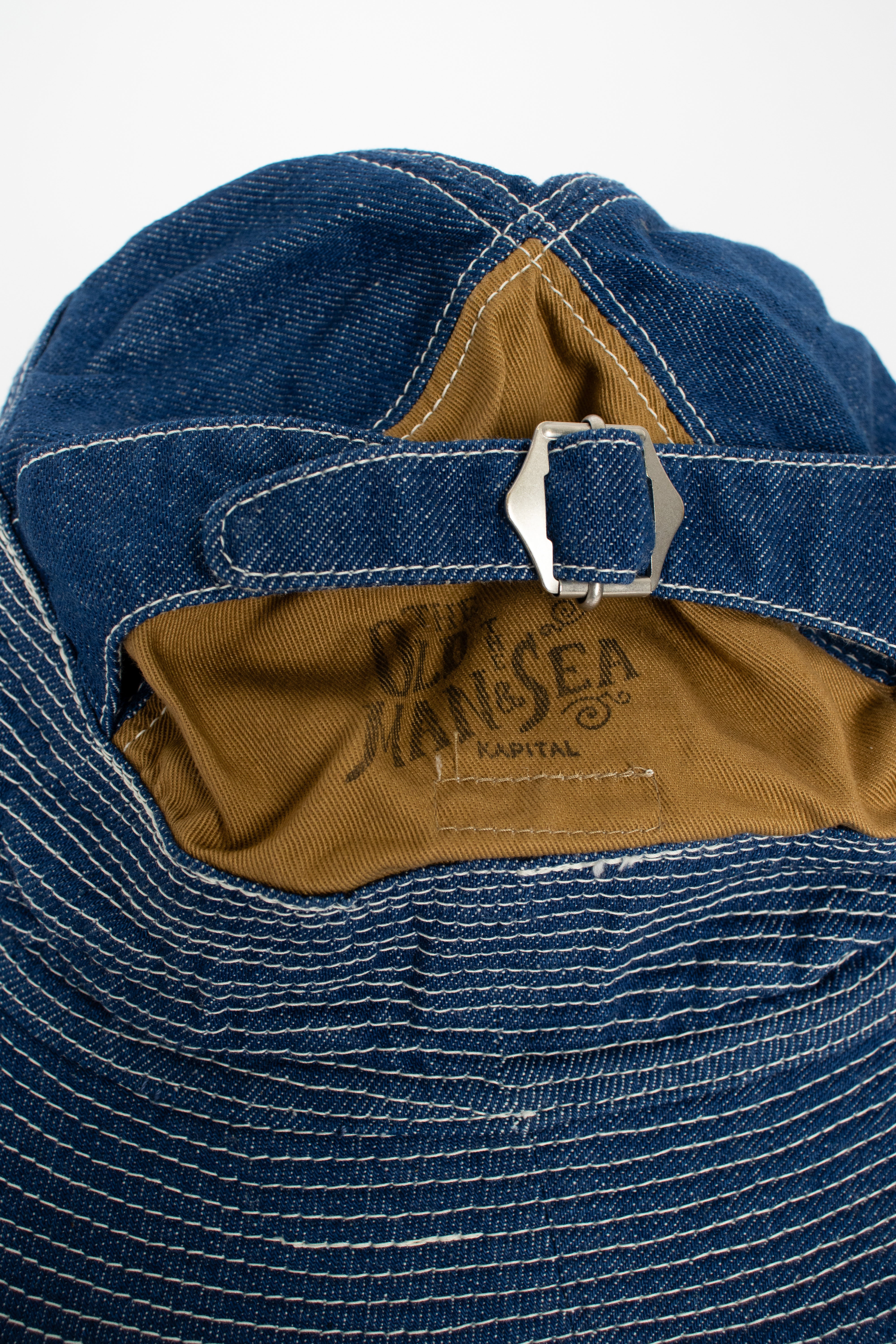 Old Man & The Sea 11.5 oz Denim Bucket Hat Midtone