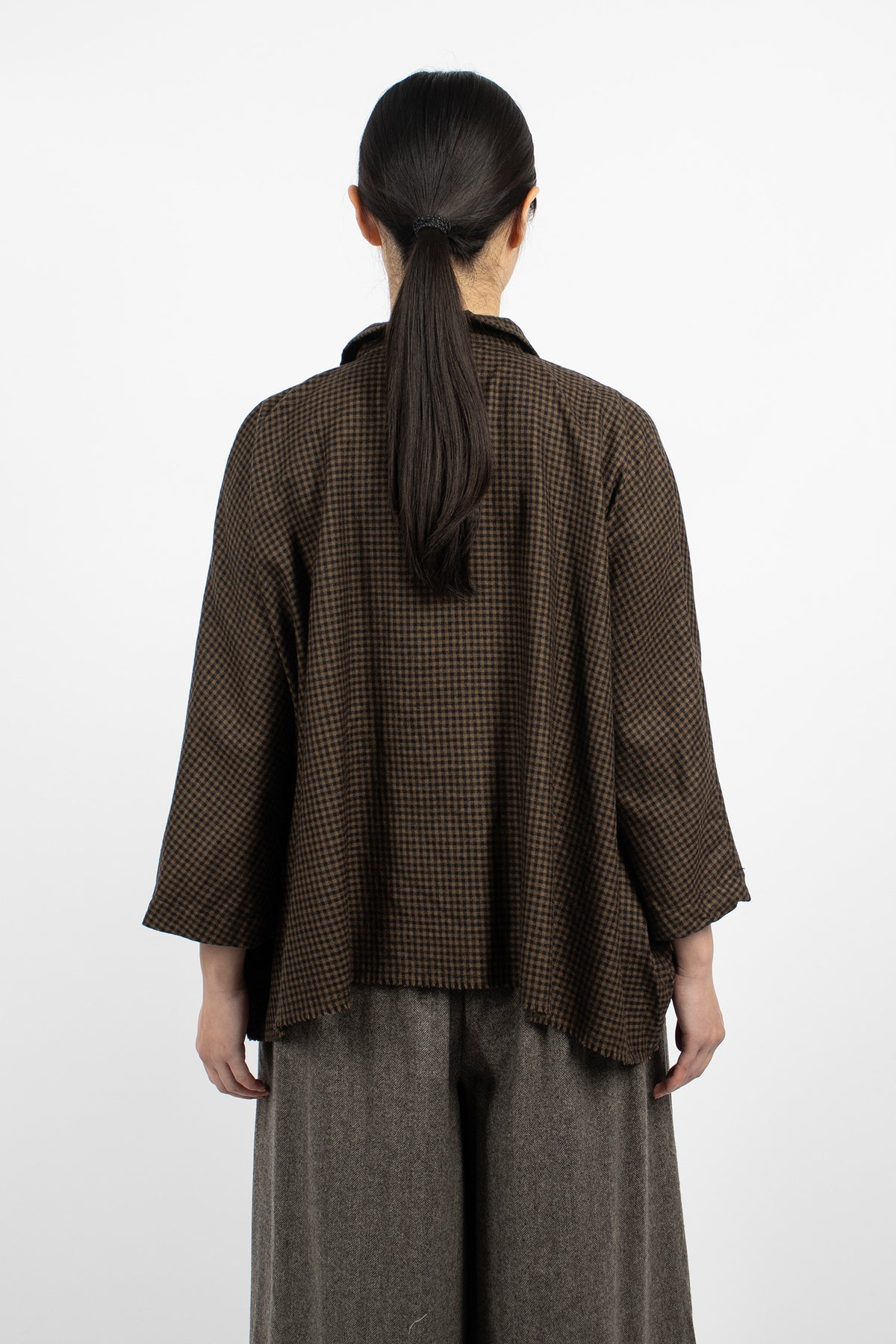 20.07.06 Wool Shirt Mix Brown 2