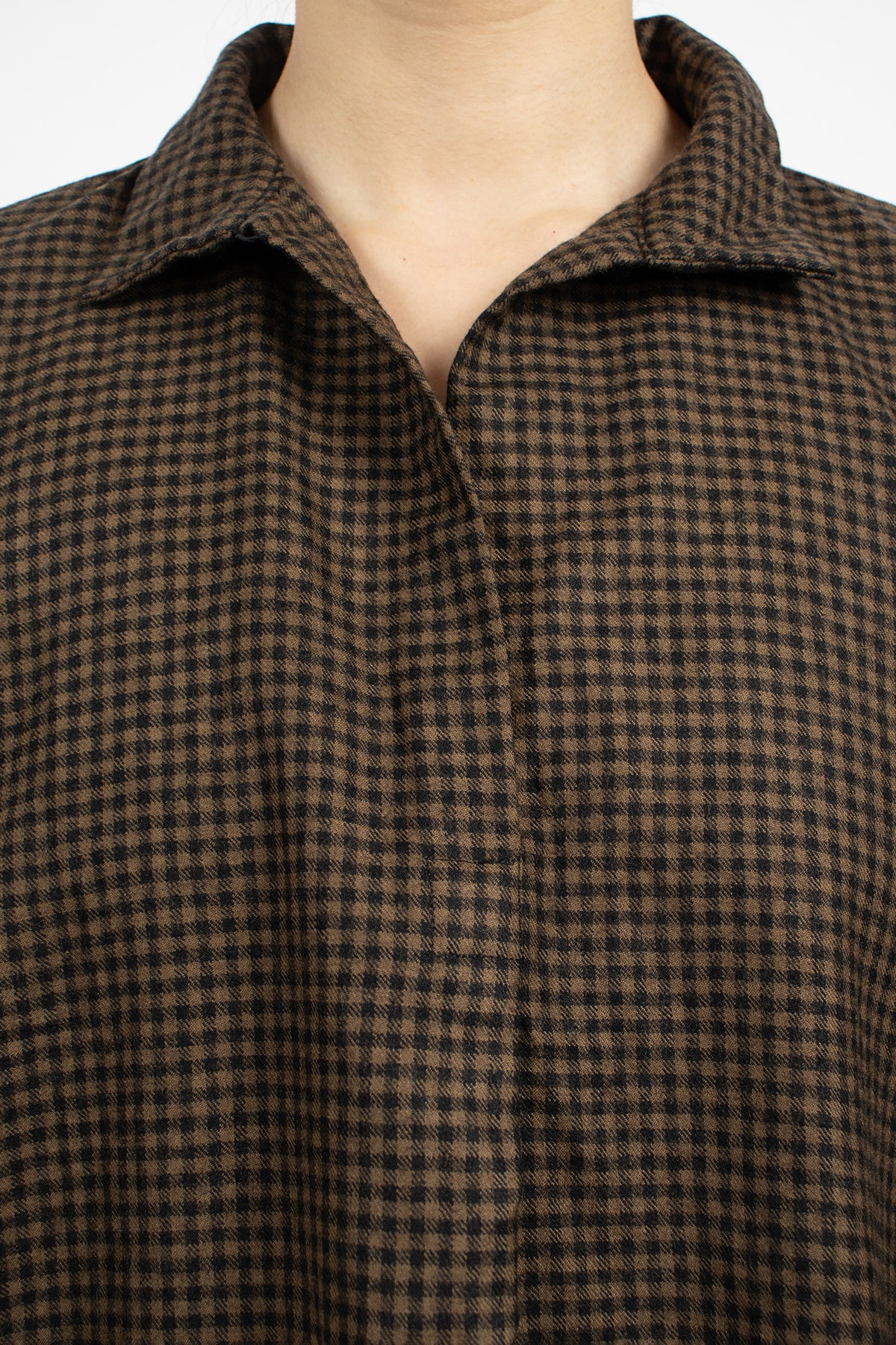 20.07.06 Wool Shirt Mix Brown 2