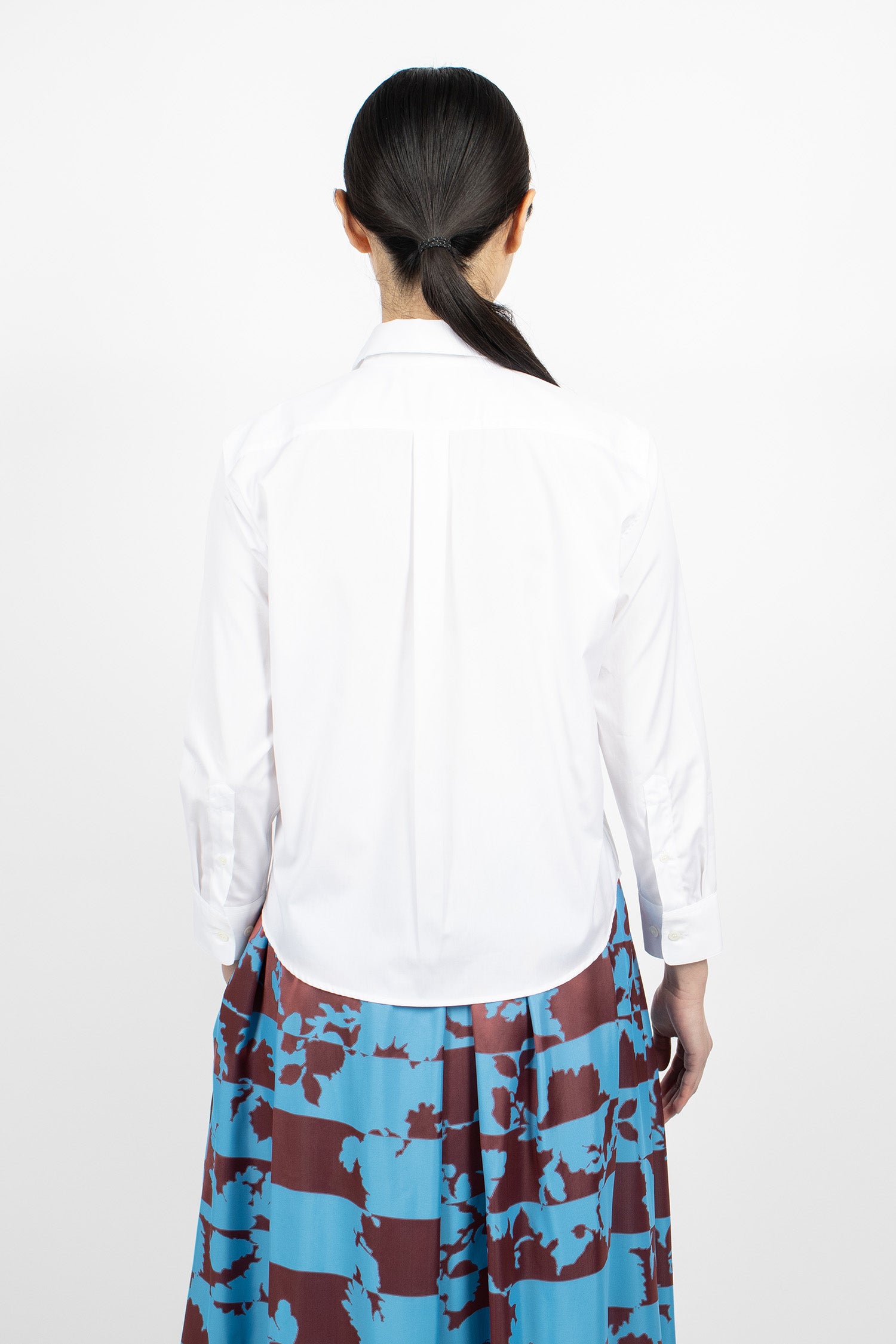 Boxy Mini Shirt White