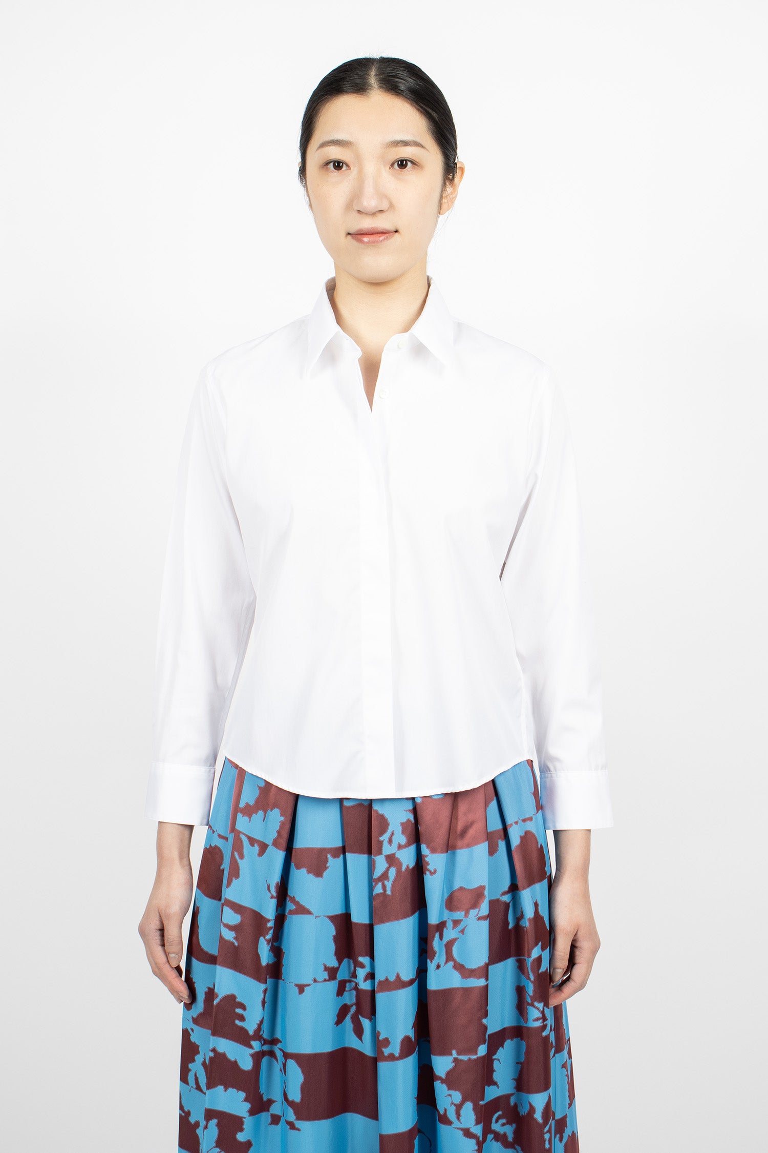 Boxy Mini Shirt White
