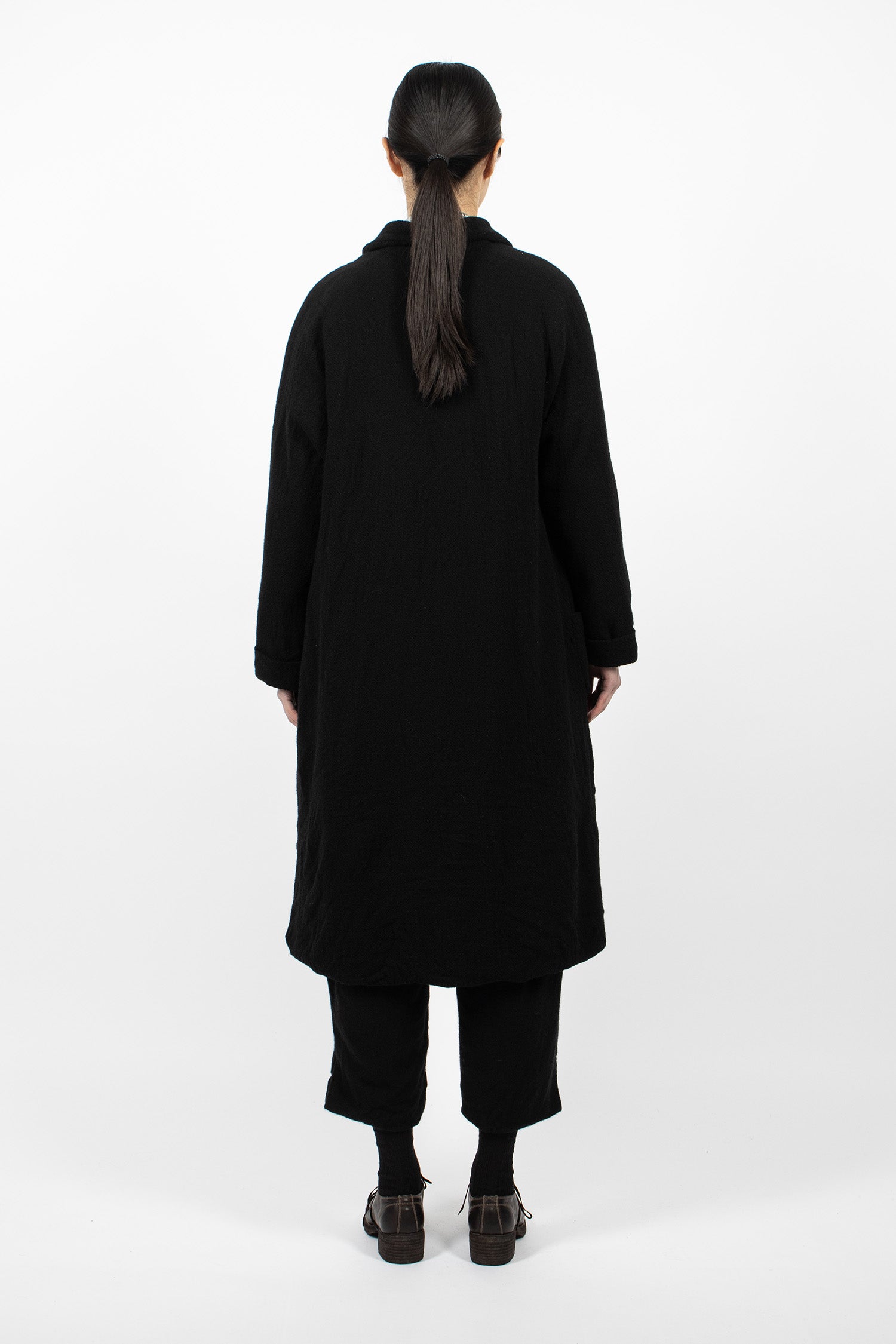 Clematice Wool Coat Black