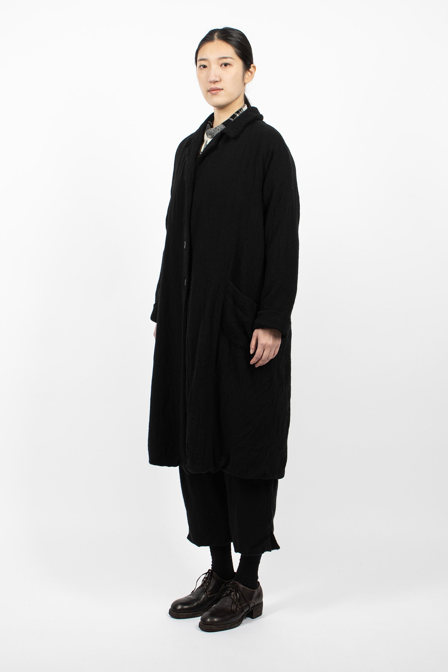 Clematice Wool Coat Black