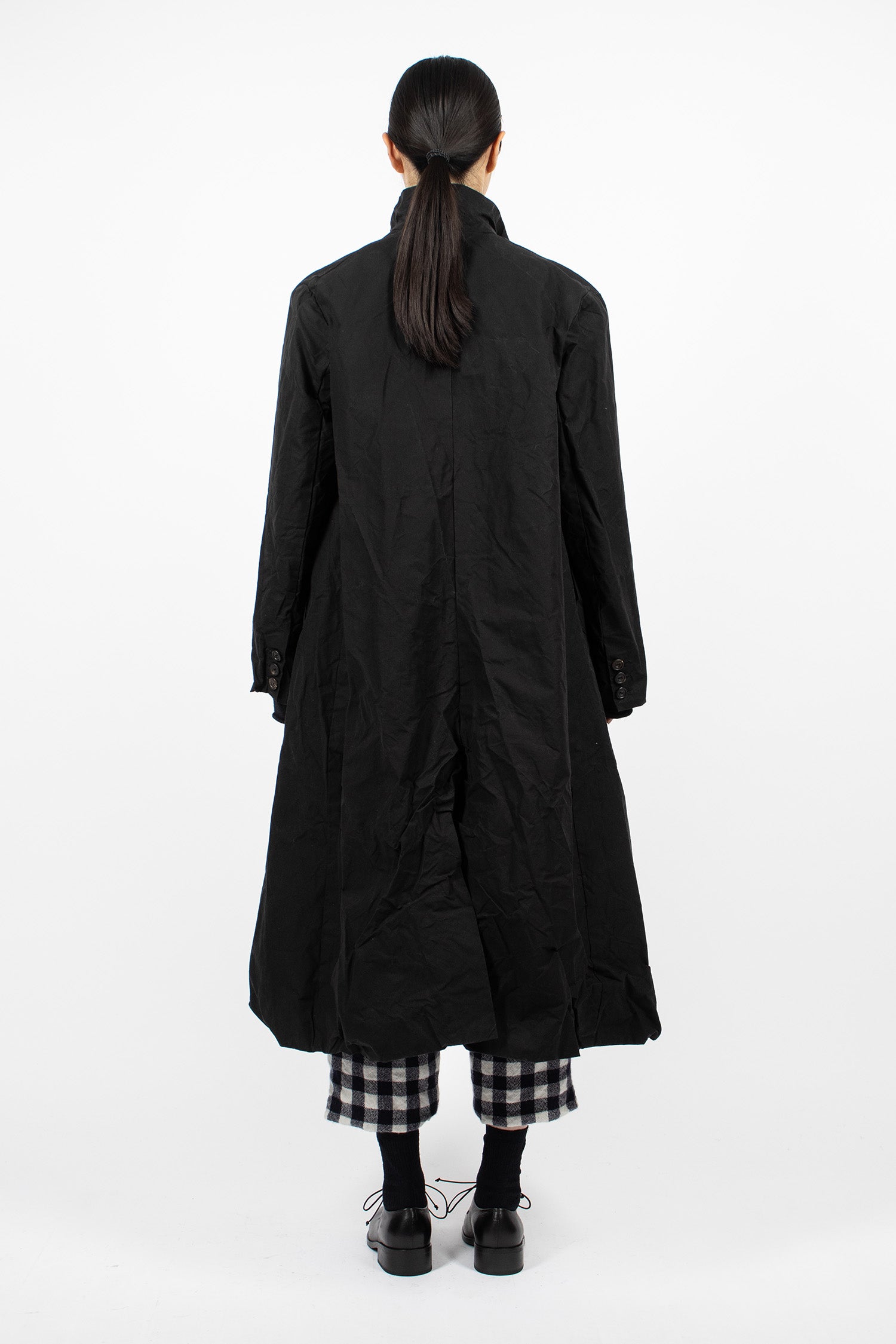 Forest Waxed Coat Black