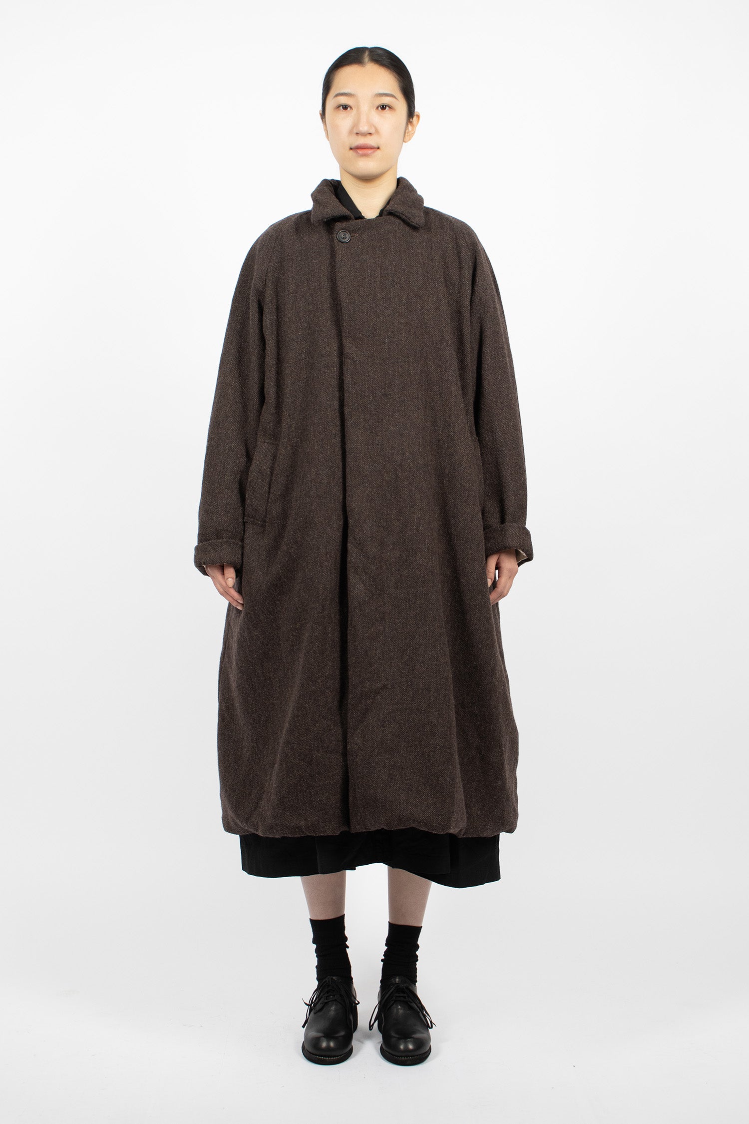 Tundra Tweed Coat Smoked Quartz