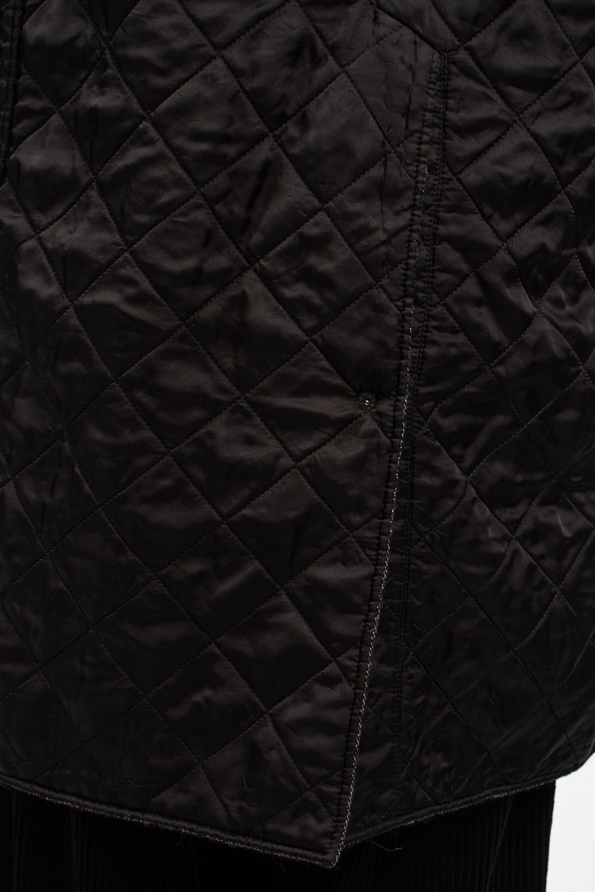 Shawl Collar Reversible Coat Charcoal/Black