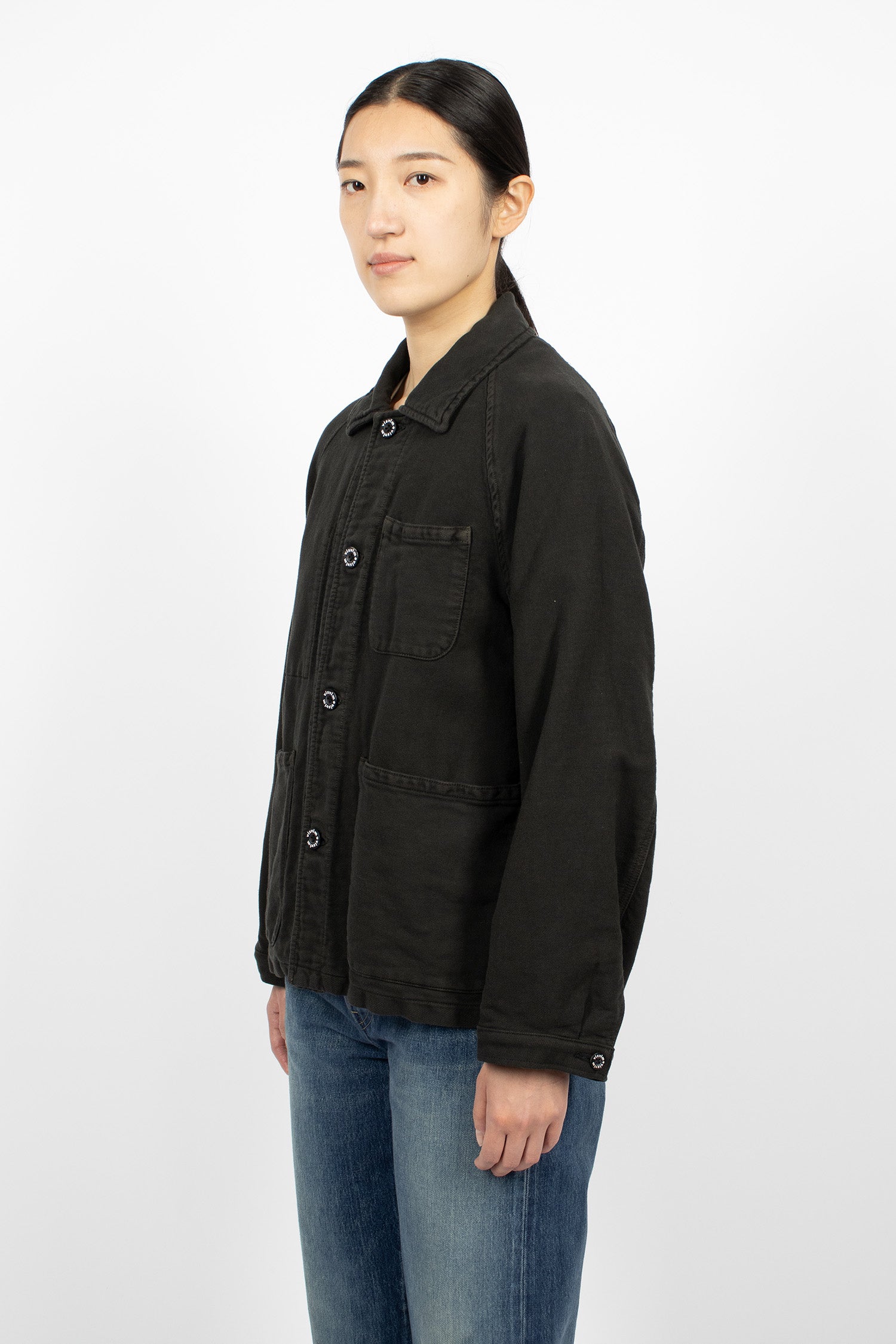 Coverall Moleskin Jacket Black