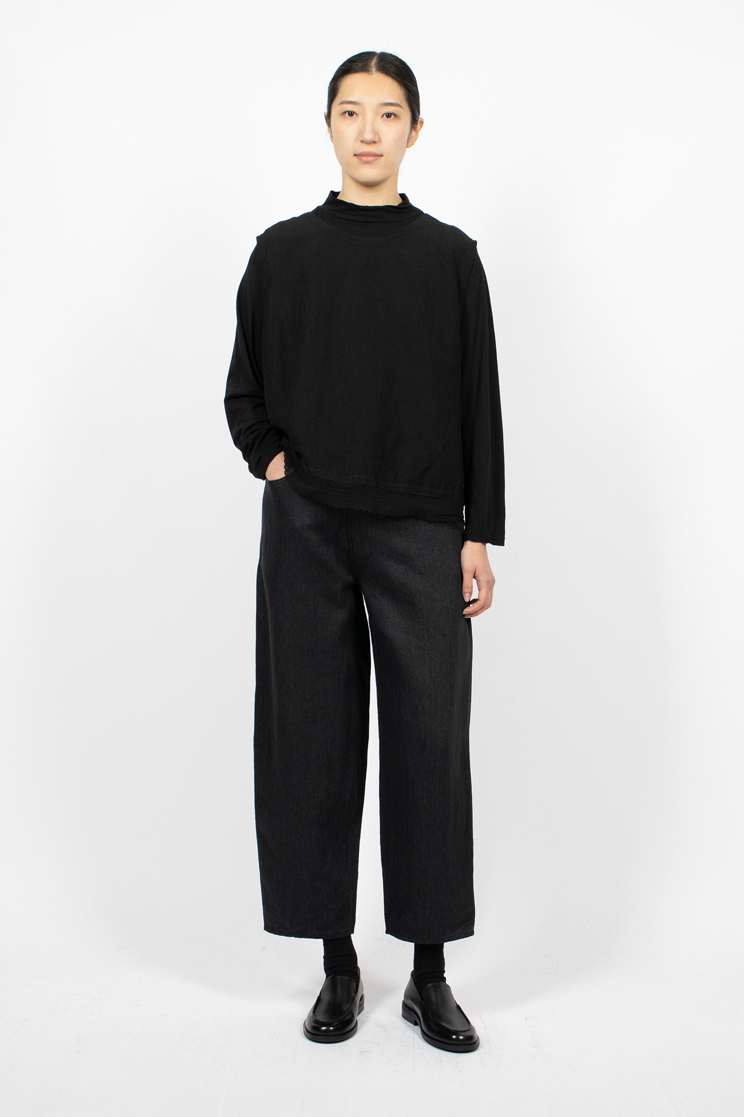 Back Cross Vest Black