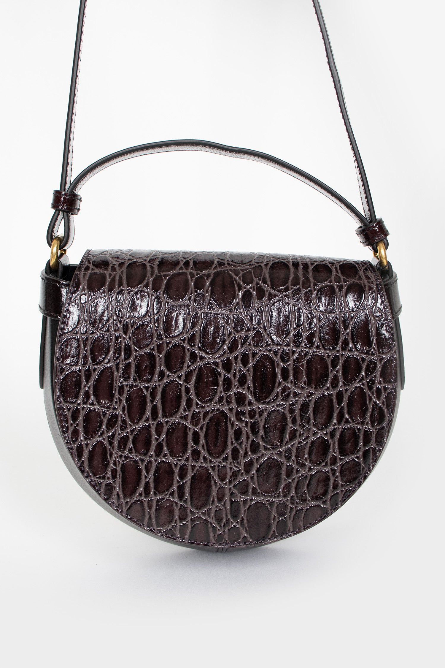 Small Leather Crossbody Bag Black