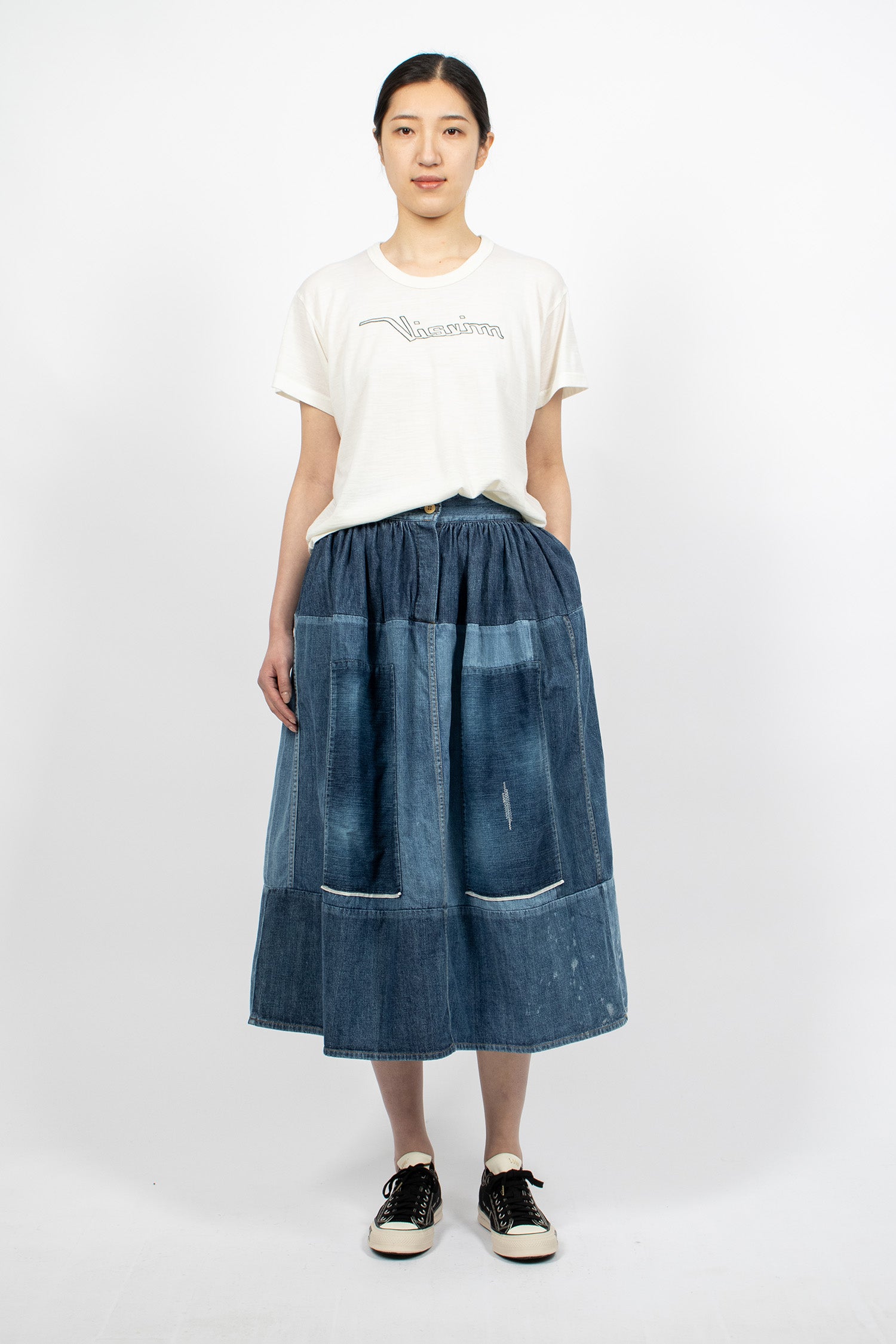 SS Elevation Skirt Denim Indigo
