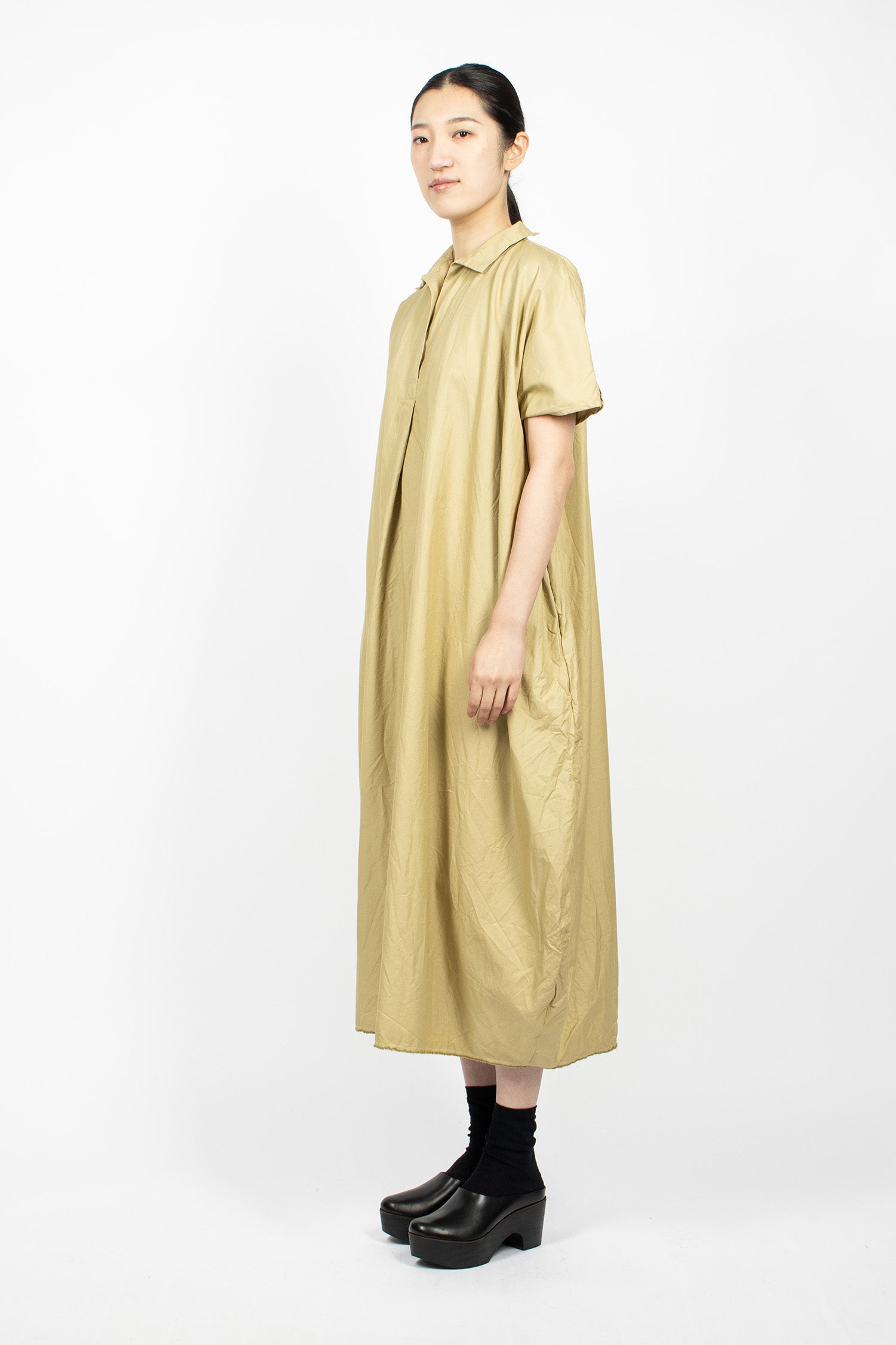 20.07.06 Washed Dress Khaki