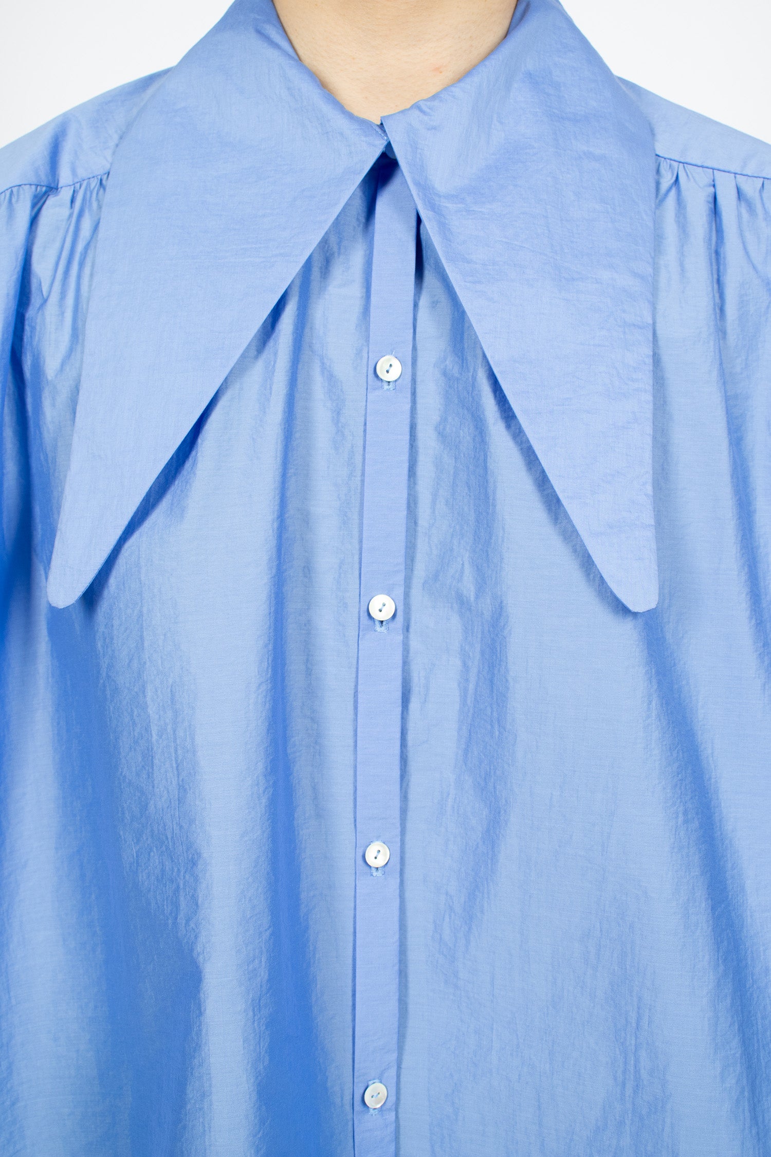 Flo Collar Shirt Blue